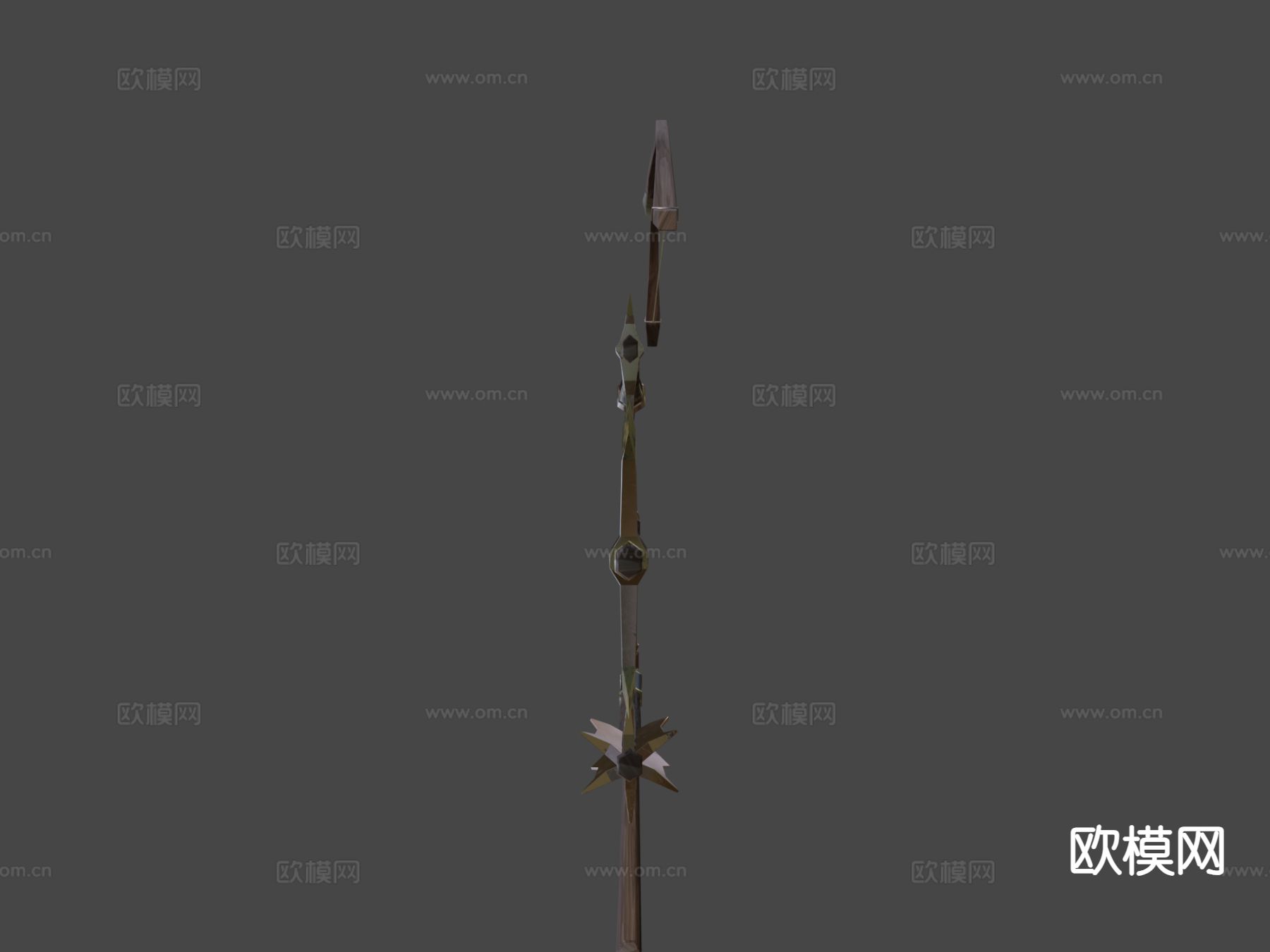 动漫道具 刀剑 大剑 剑刃3d模型下载（渲染图6）