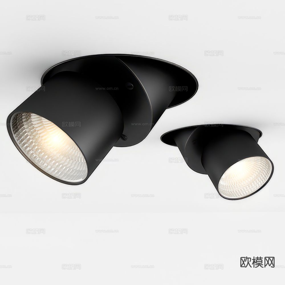 筒灯 射灯 过道灯3d模型下载