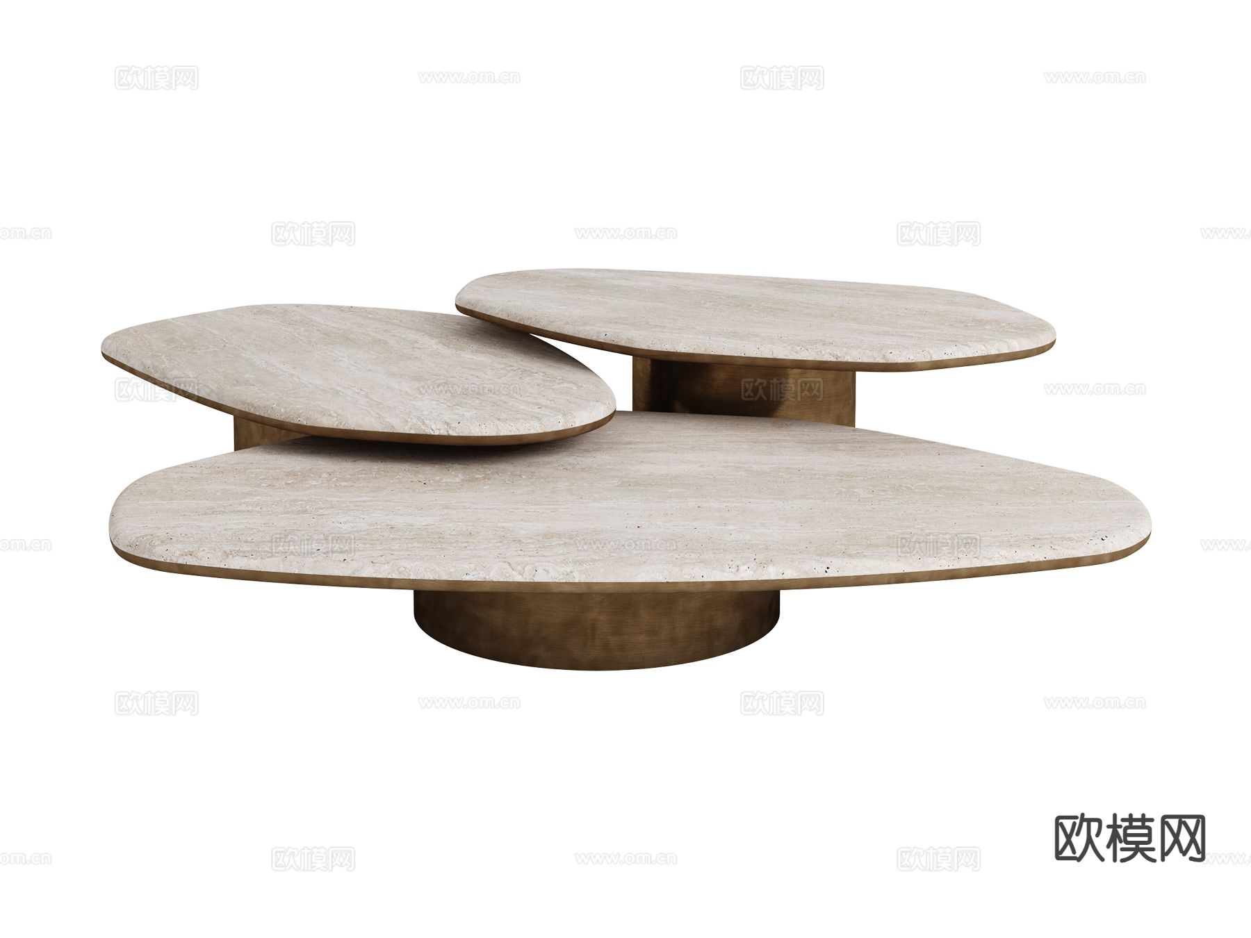 roberto cavalli Ragali 茶几3d模型下载（渲染图1）