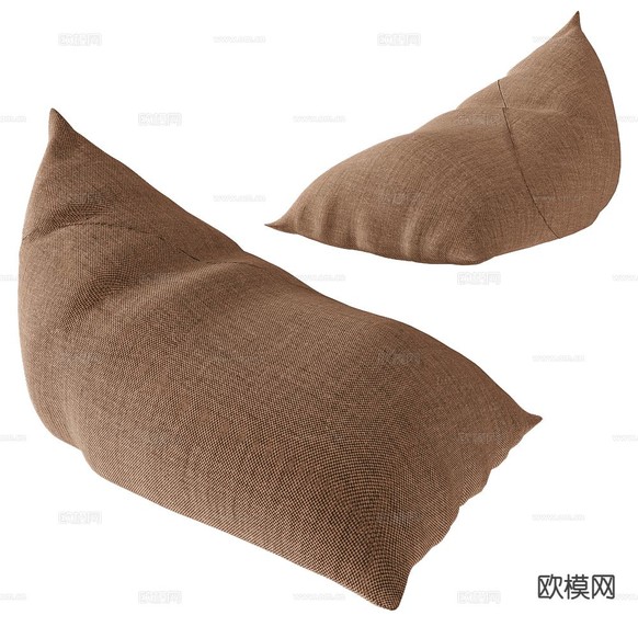 Woodnotes 懒人沙发 豆袋沙发3d模型下载