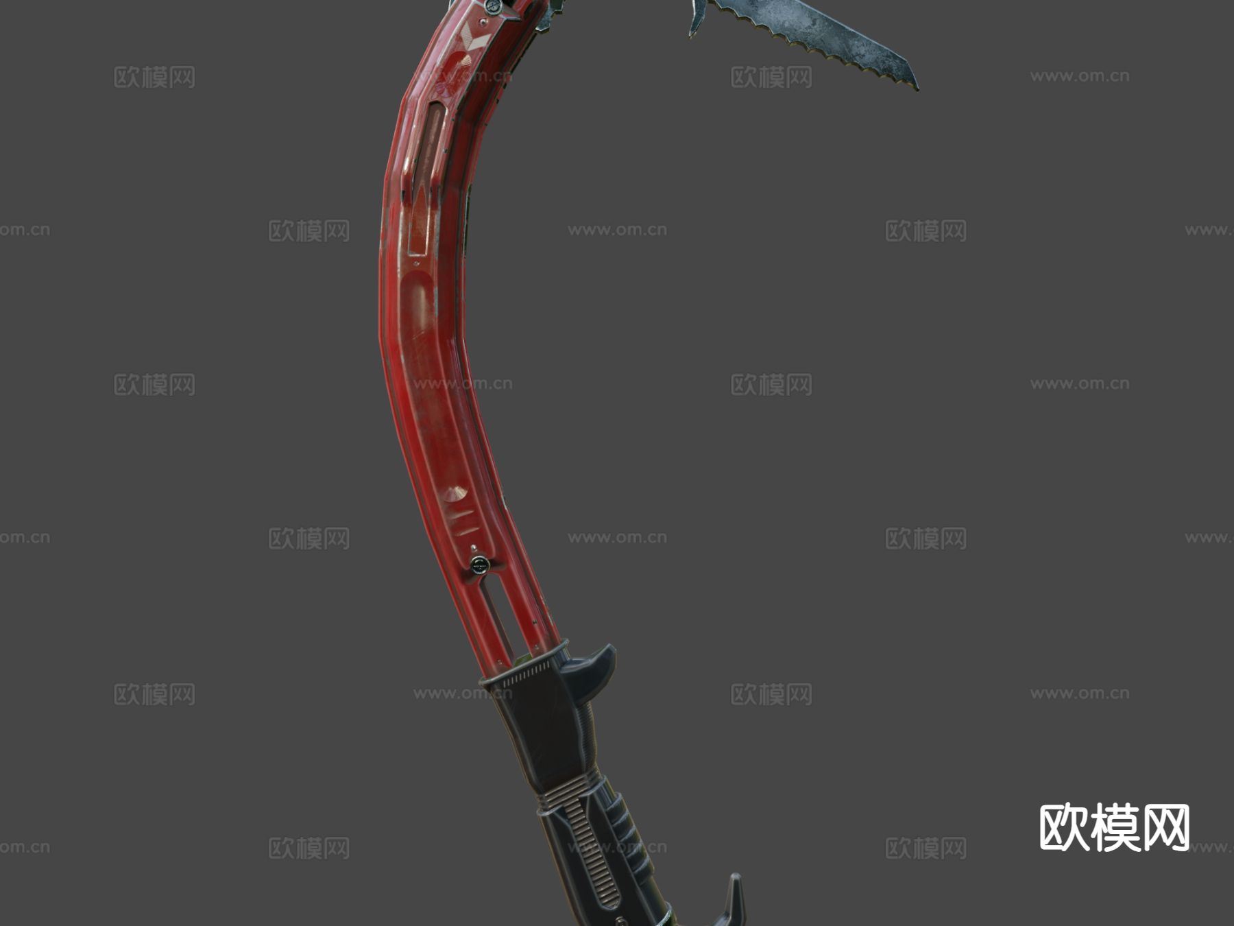 动漫道具 游戏道具 冰镐3d模型下载（渲染图8）