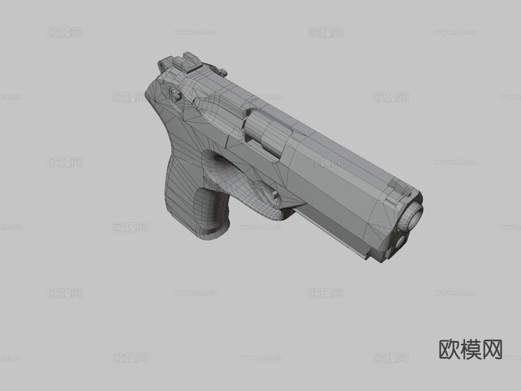 BerettaPx4风暴手枪3d模型