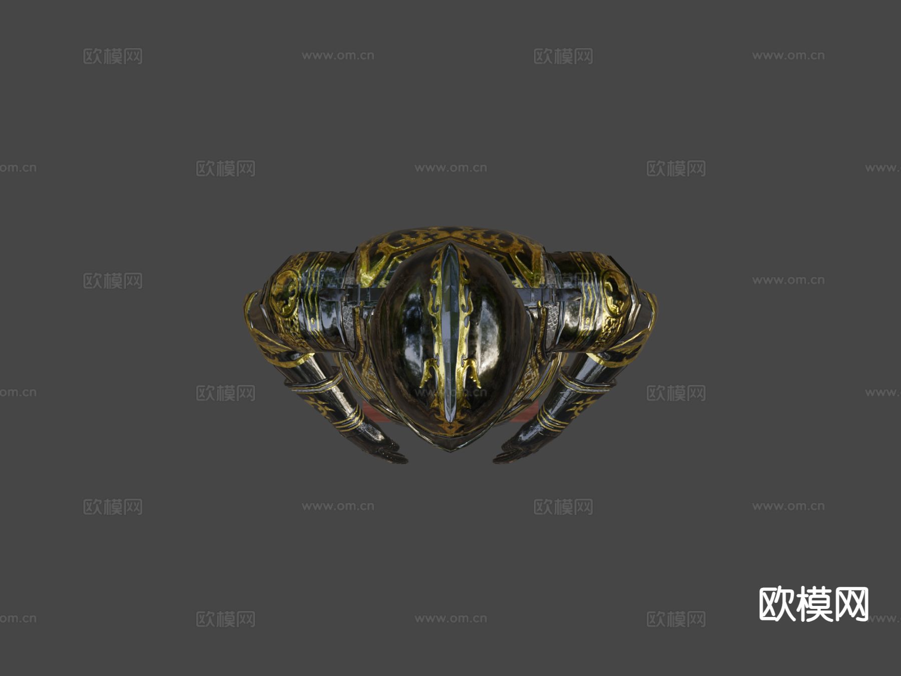 铁甲 盔甲 动漫道具 游戏道具3d模型下载（渲染图8）