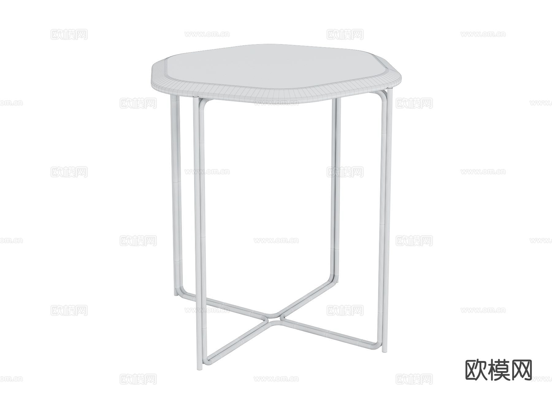 roberto cavalli-Ragali 边几3d模型下载（渲染图2）