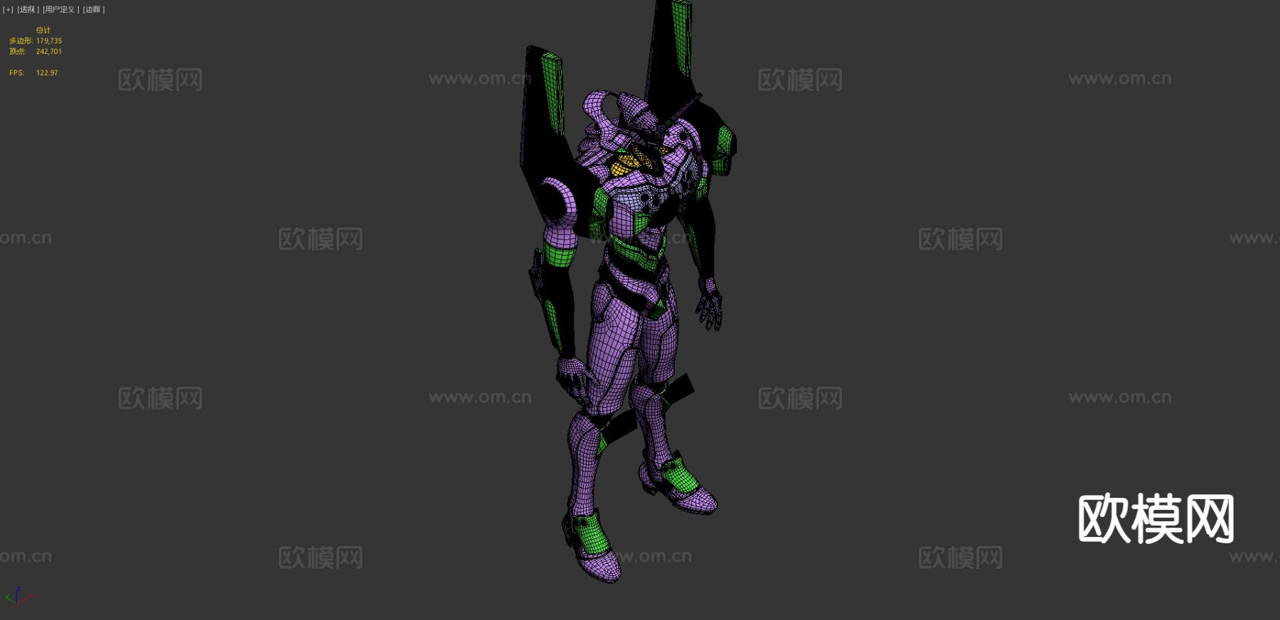 动画人物 机器人3d模型下载（渲染图6）