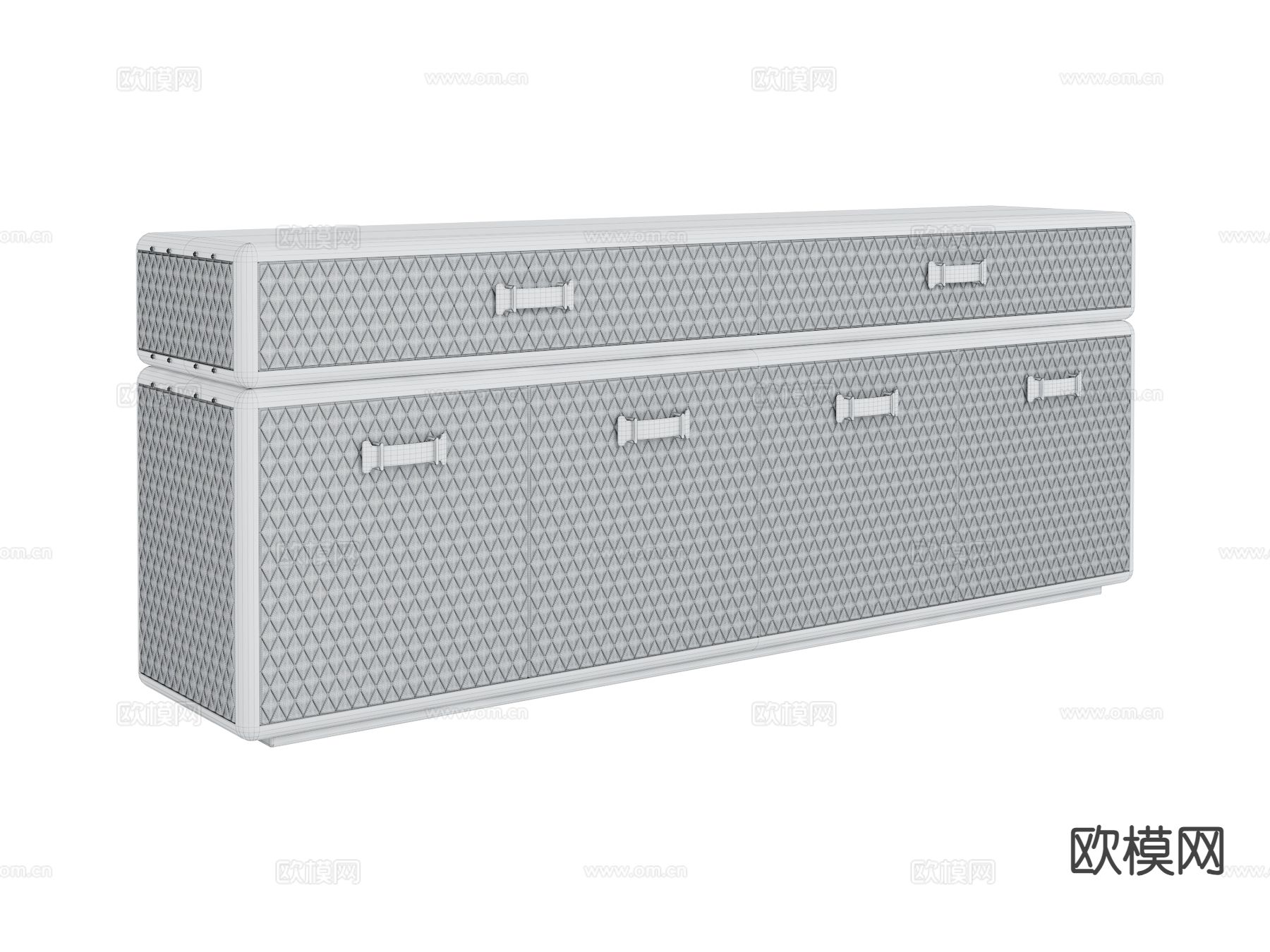 roberto cavalli-Fly case 边柜3d模型下载（渲染图2）