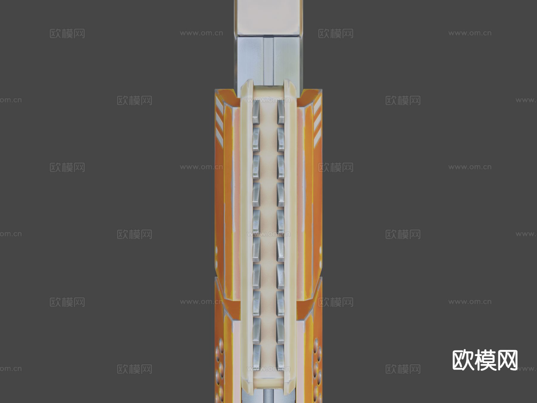 科幻手枪3d模型下载（渲染图8）