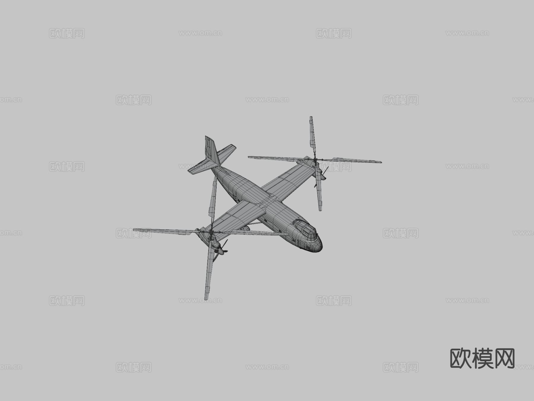 飞机 轰炸机3d模型下载（渲染图3）