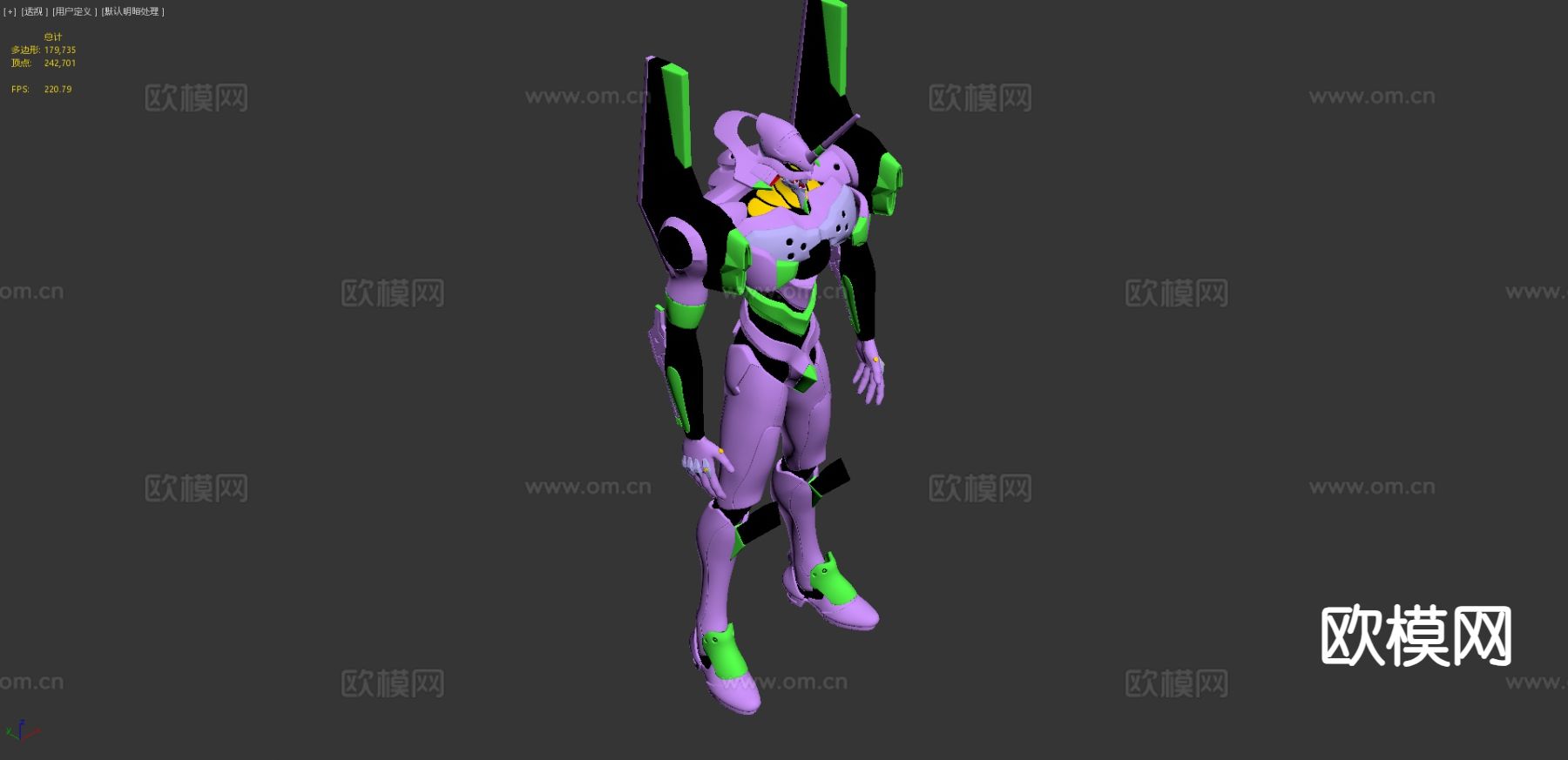 动画人物 机器人3d模型下载（渲染图4）