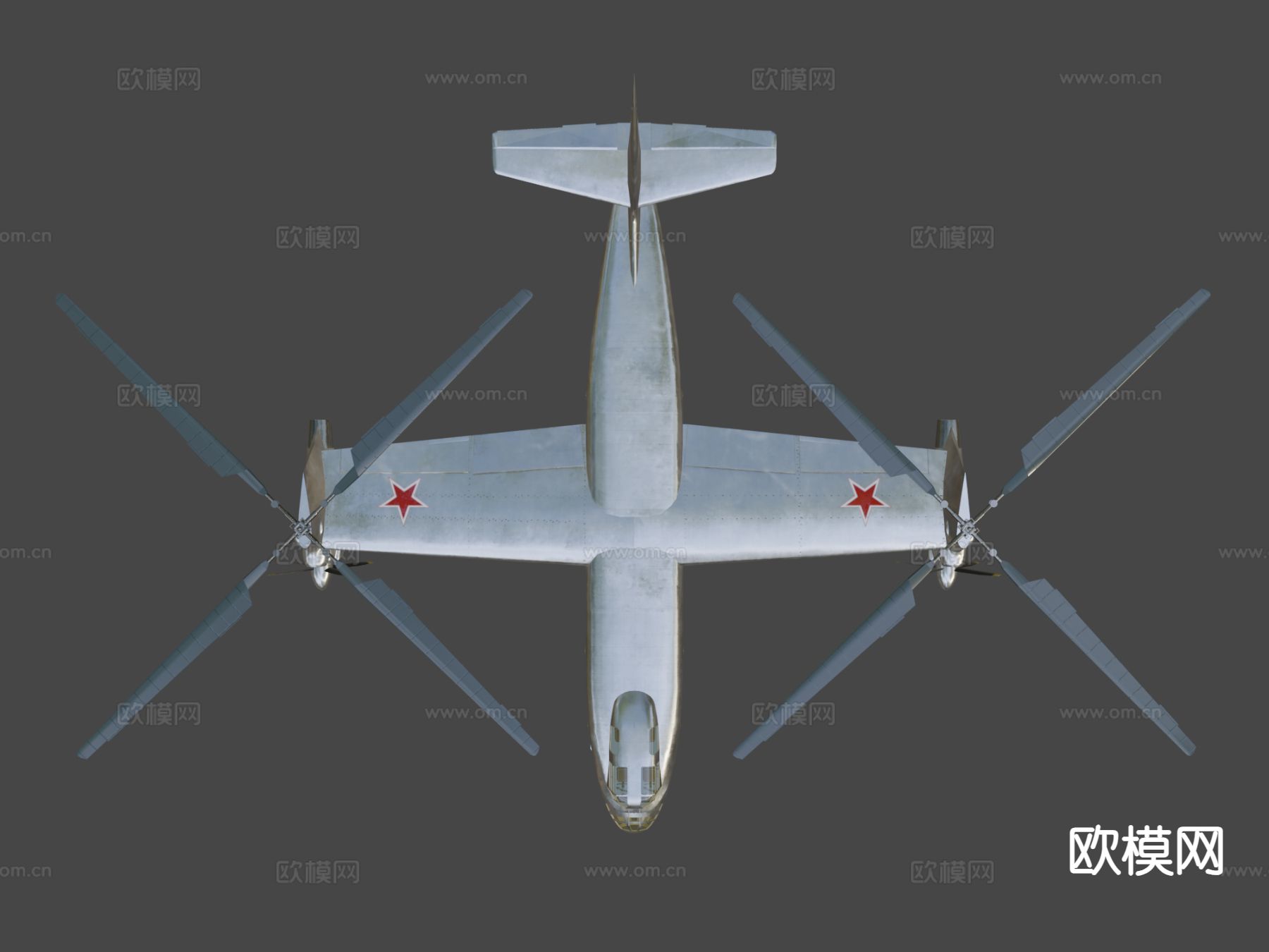 飞机 轰炸机3d模型下载（渲染图7）