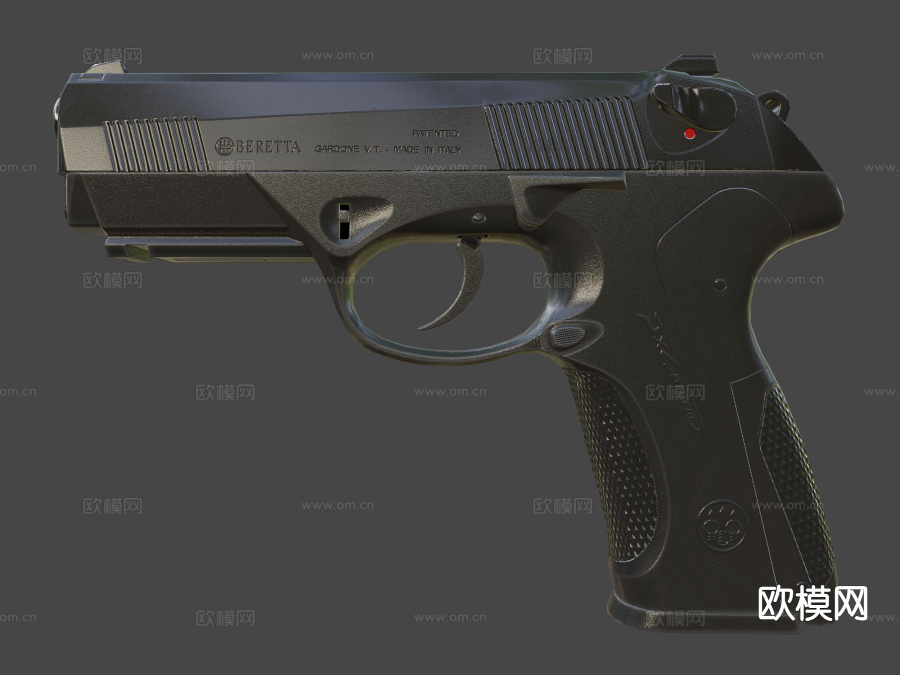 BerettaPx4风暴手枪3d模型