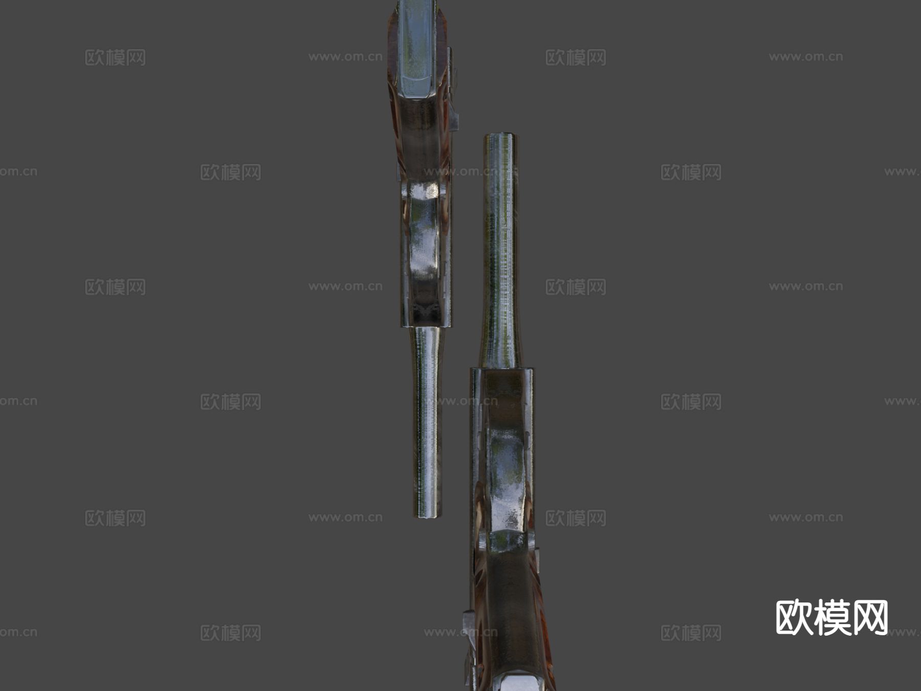 动漫道具 游戏手枪3d模型下载（渲染图8）