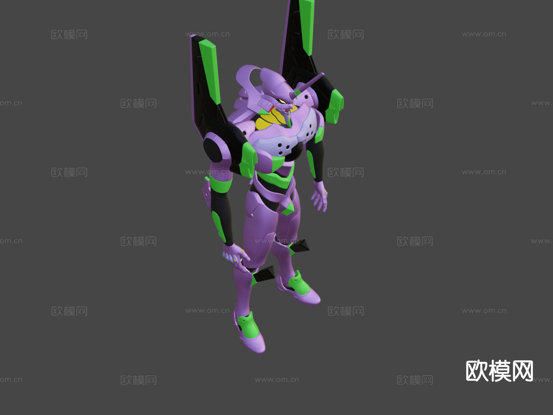 动画人物 机器人3d模型下载（渲染图5）