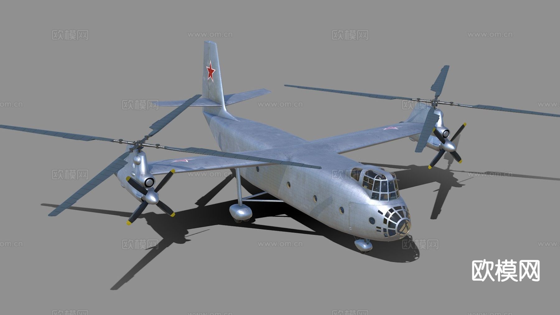 飞机 轰炸机3d模型下载（渲染图1）