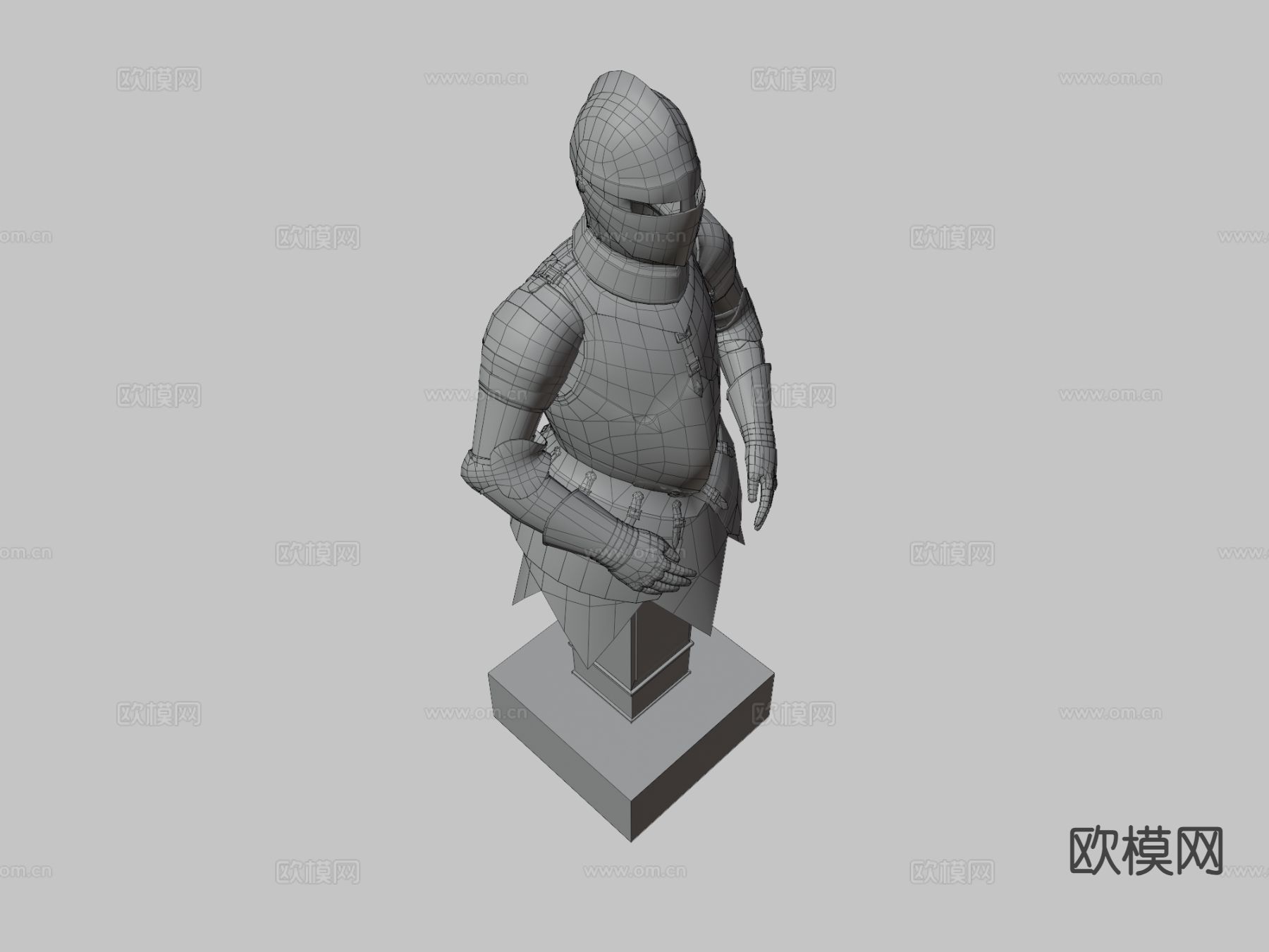 铁甲 盔甲 动漫道具 游戏道具3d模型下载（渲染图3）