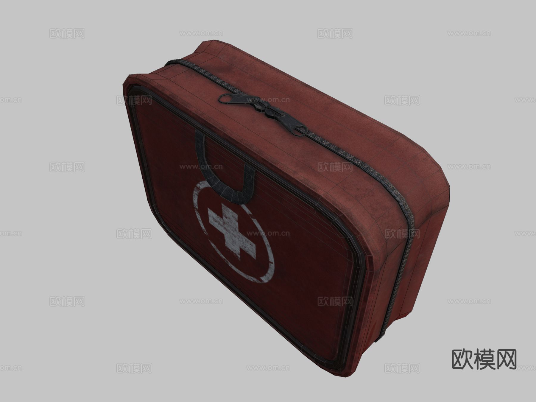 医疗包 医疗器械 游戏道具3d模型下载（渲染图2）