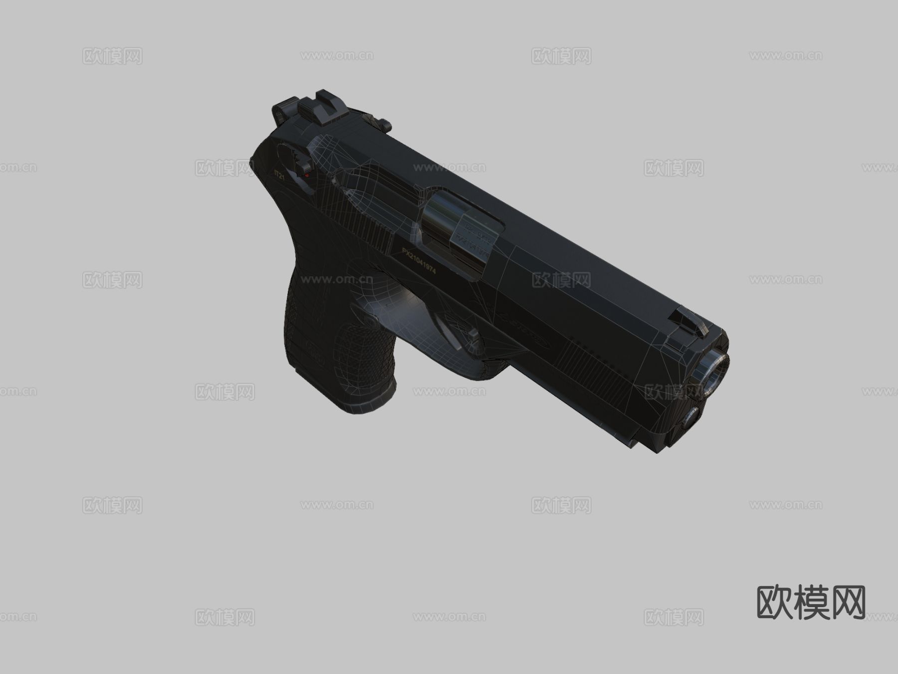 BerettaPx4风暴手枪3d模型