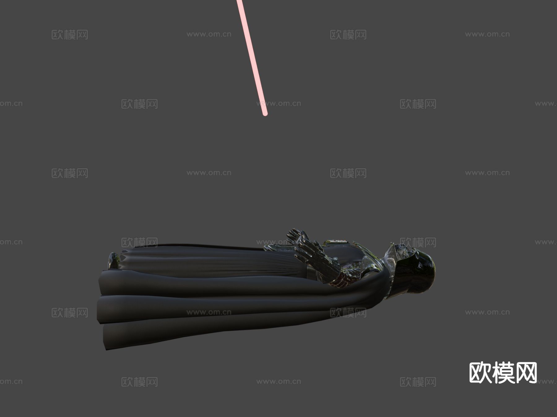 未来战士 动漫人物 机甲战士3d模型下载（渲染图7）