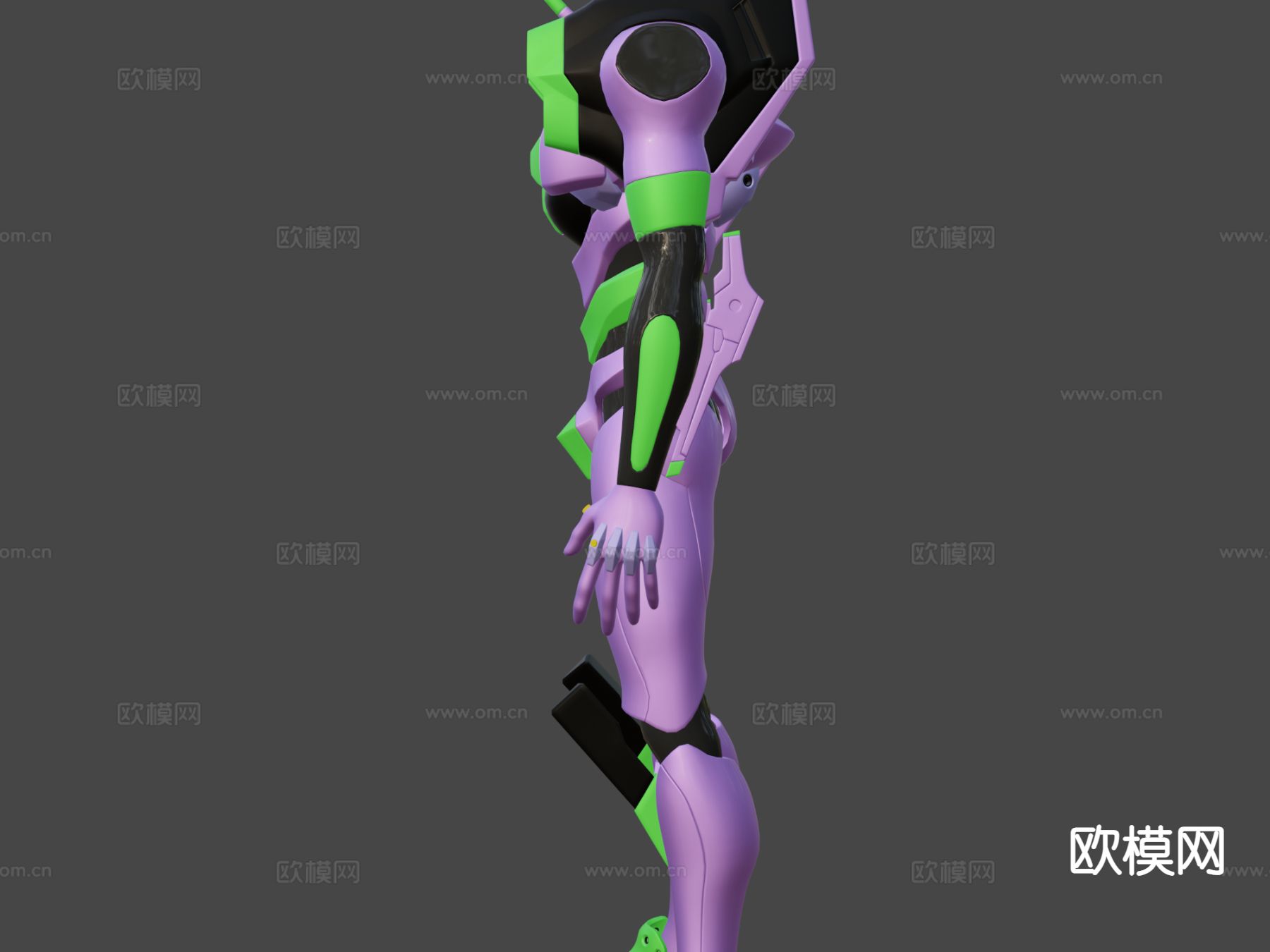 动画人物 机器人3d模型下载（渲染图8）