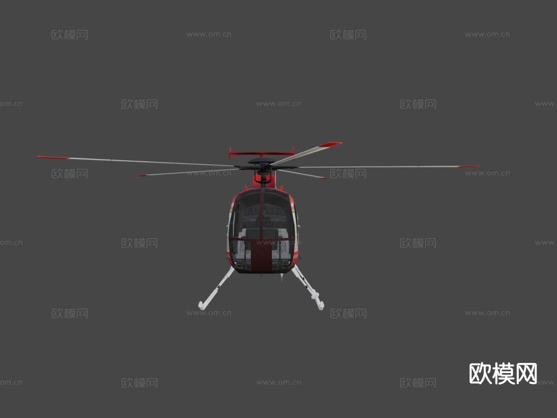 直升机 飞机3d模型下载（渲染图8）