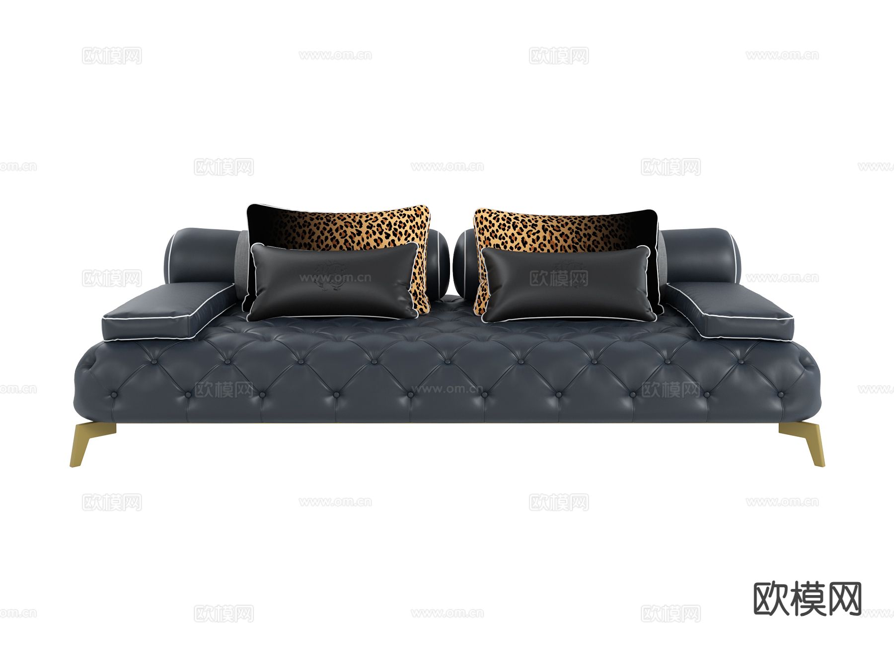 roberto cavalli-Darlington 双人沙发3d模型下载（渲染图1）