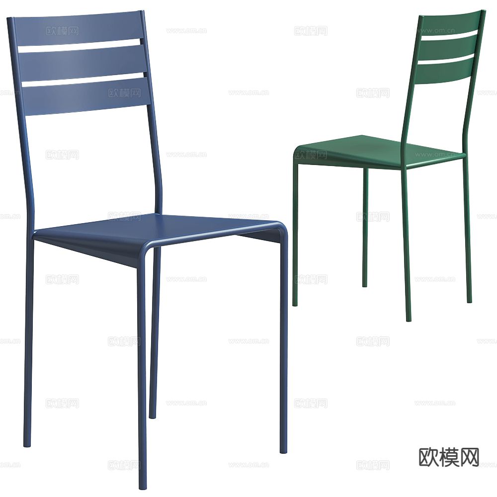 Fermob 现代椅子 餐椅3d模型下载