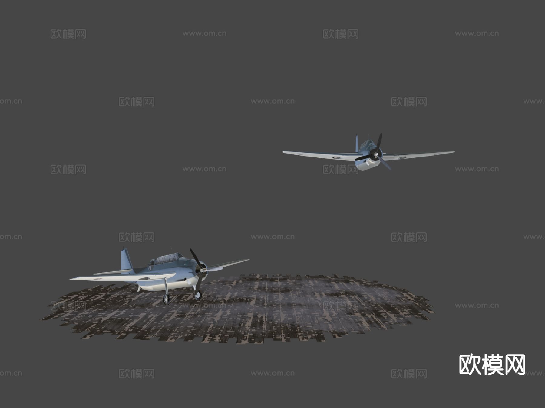 复仇者 飞机战斗机3d模型下载（渲染图7）