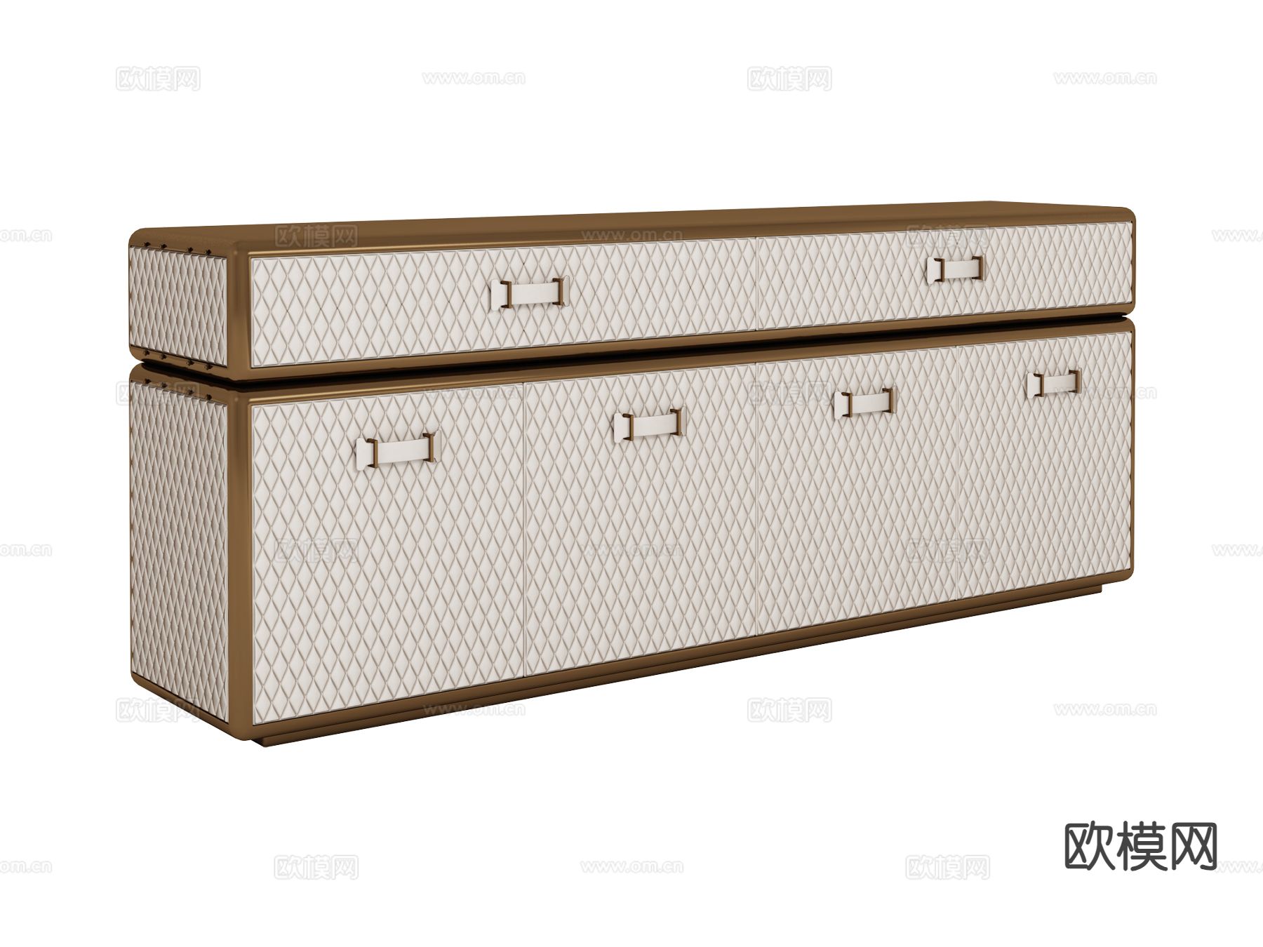 roberto cavalli-Fly case 边柜3d模型下载（渲染图1）