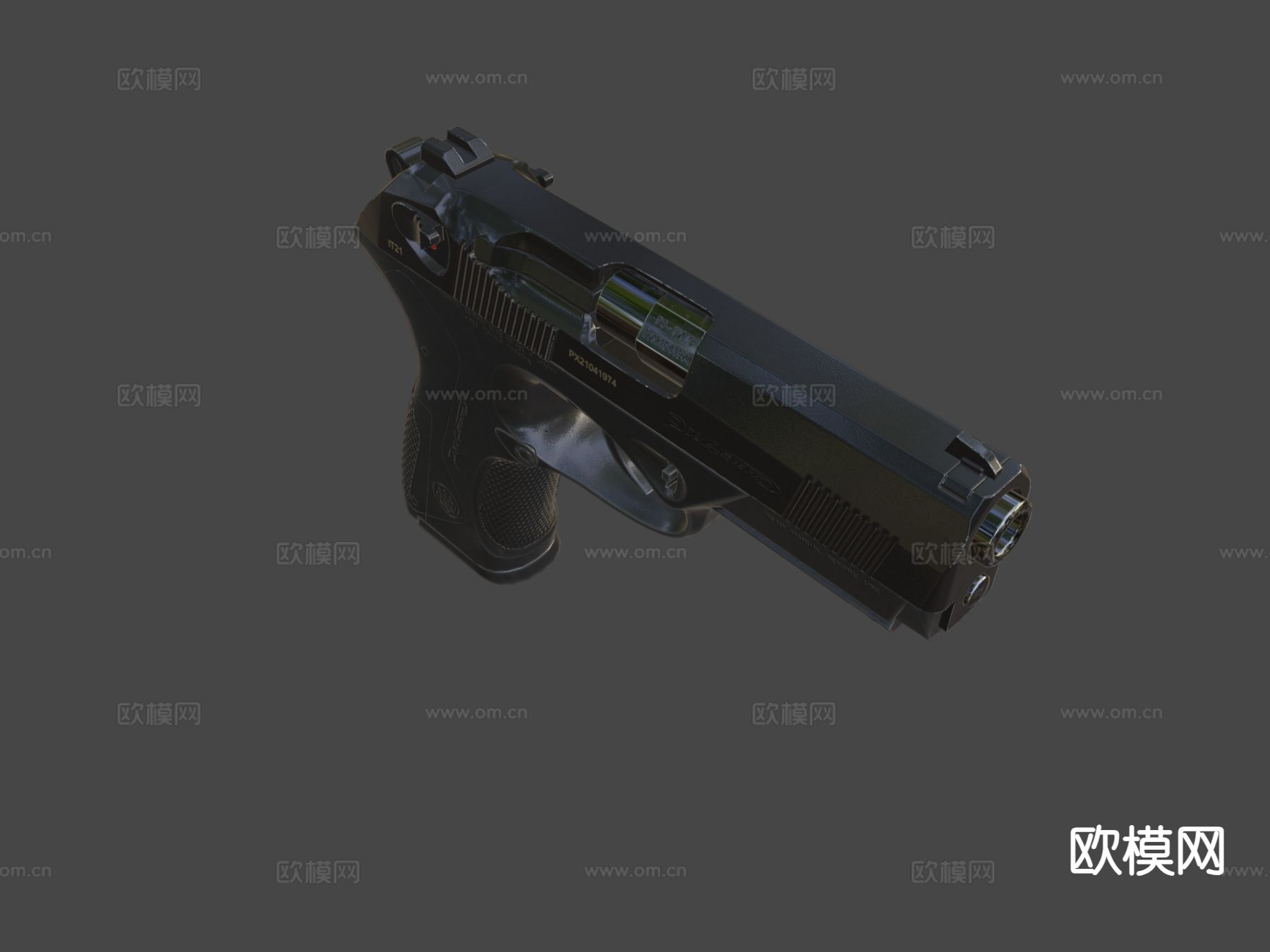 BerettaPx4风暴手枪3d模型