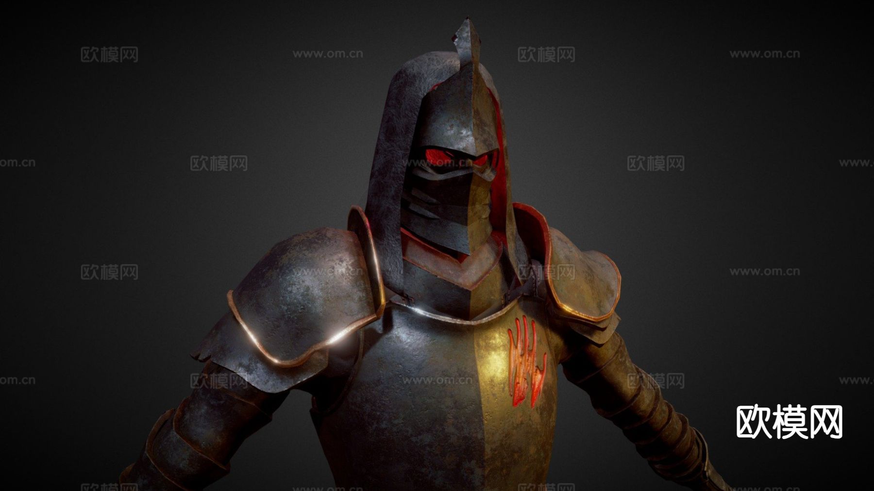 混沌骑士3d模型下载（渲染图1）