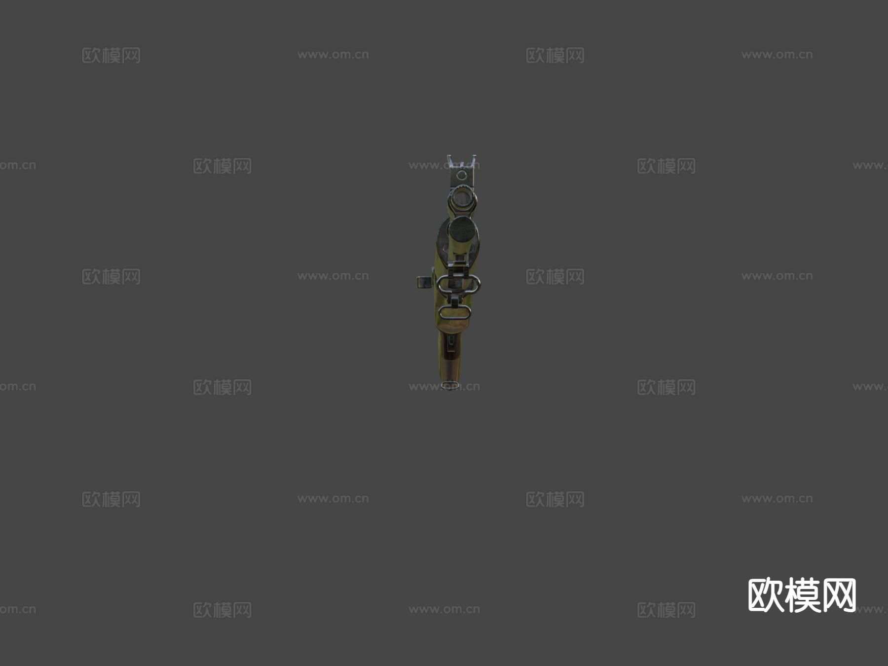 日本老式步枪3d模型下载（渲染图8）