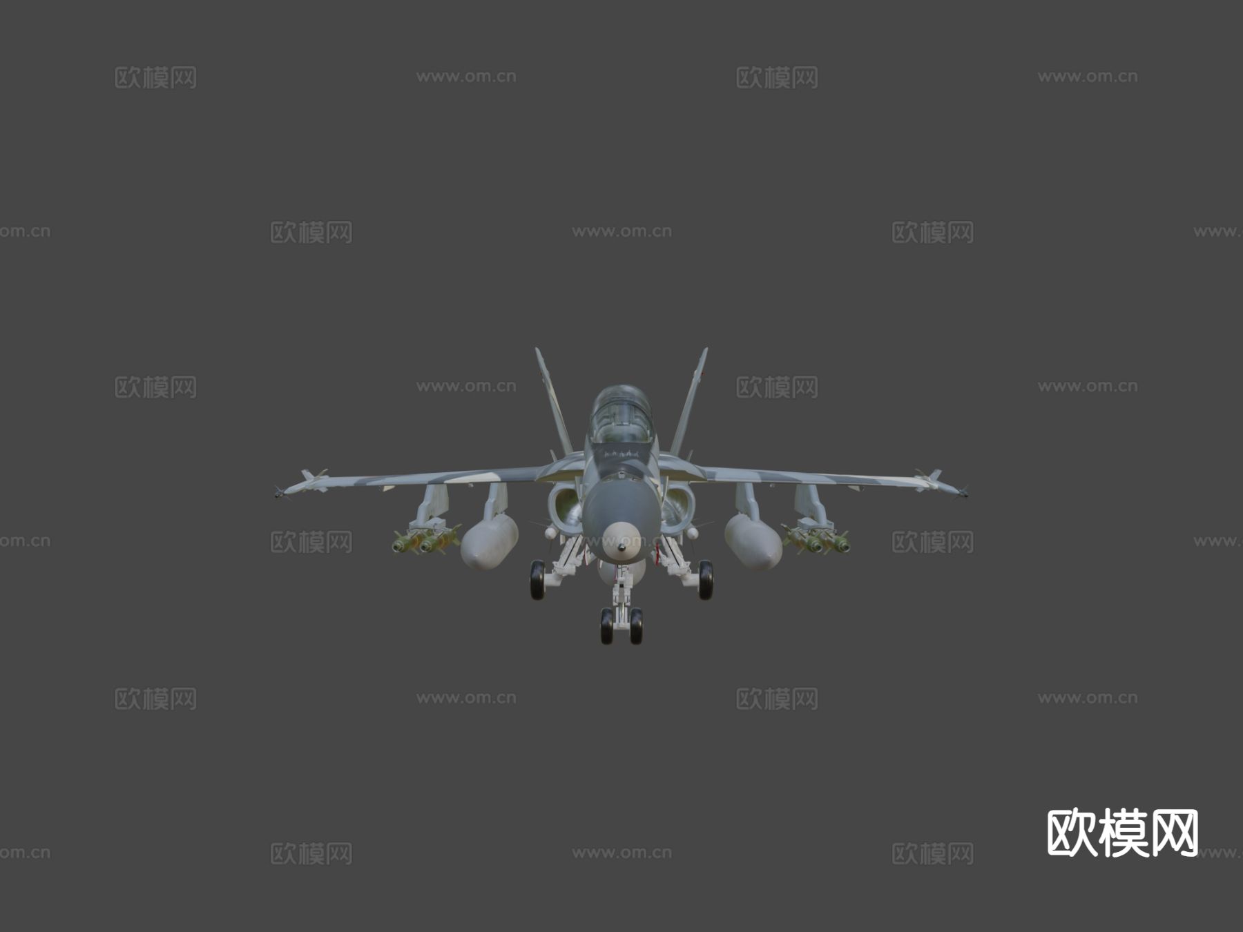 大黄蜂战斗机3d模型下载（渲染图7）