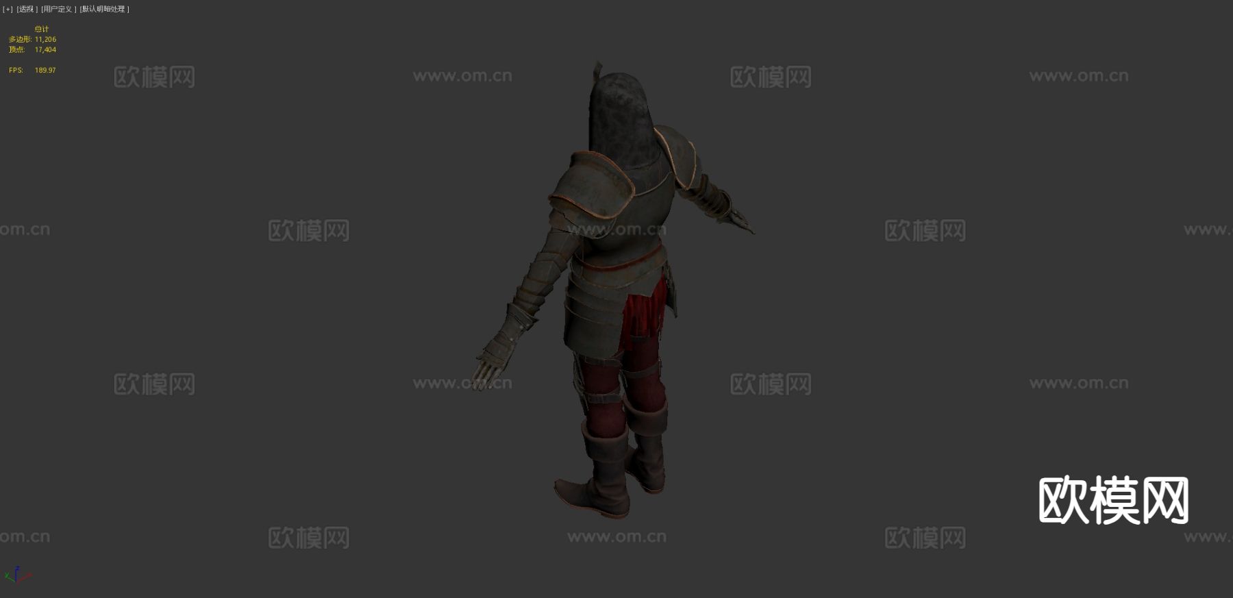 混沌骑士3d模型下载（渲染图5）