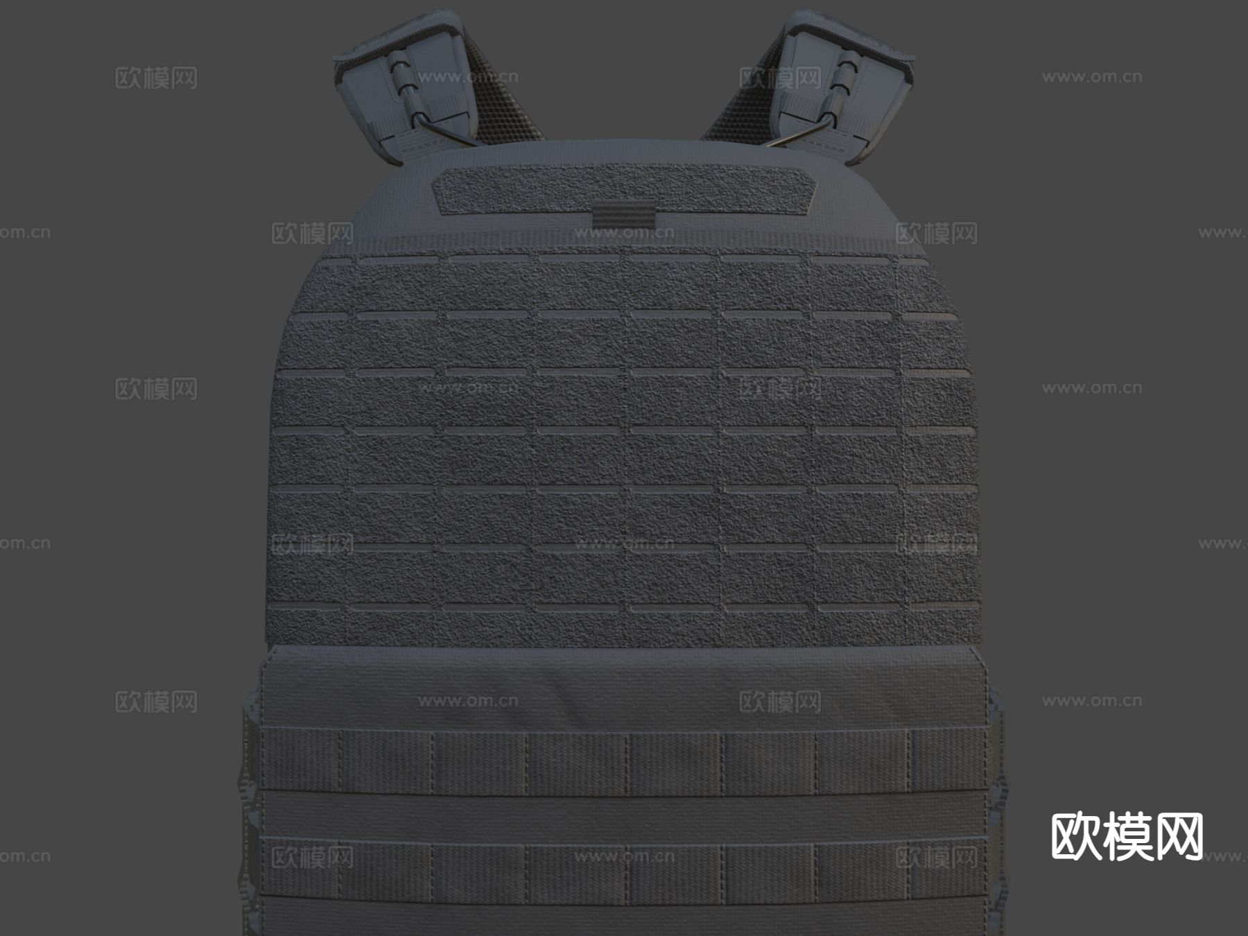 灰板甲防弹衣3d模型下载（渲染图9）