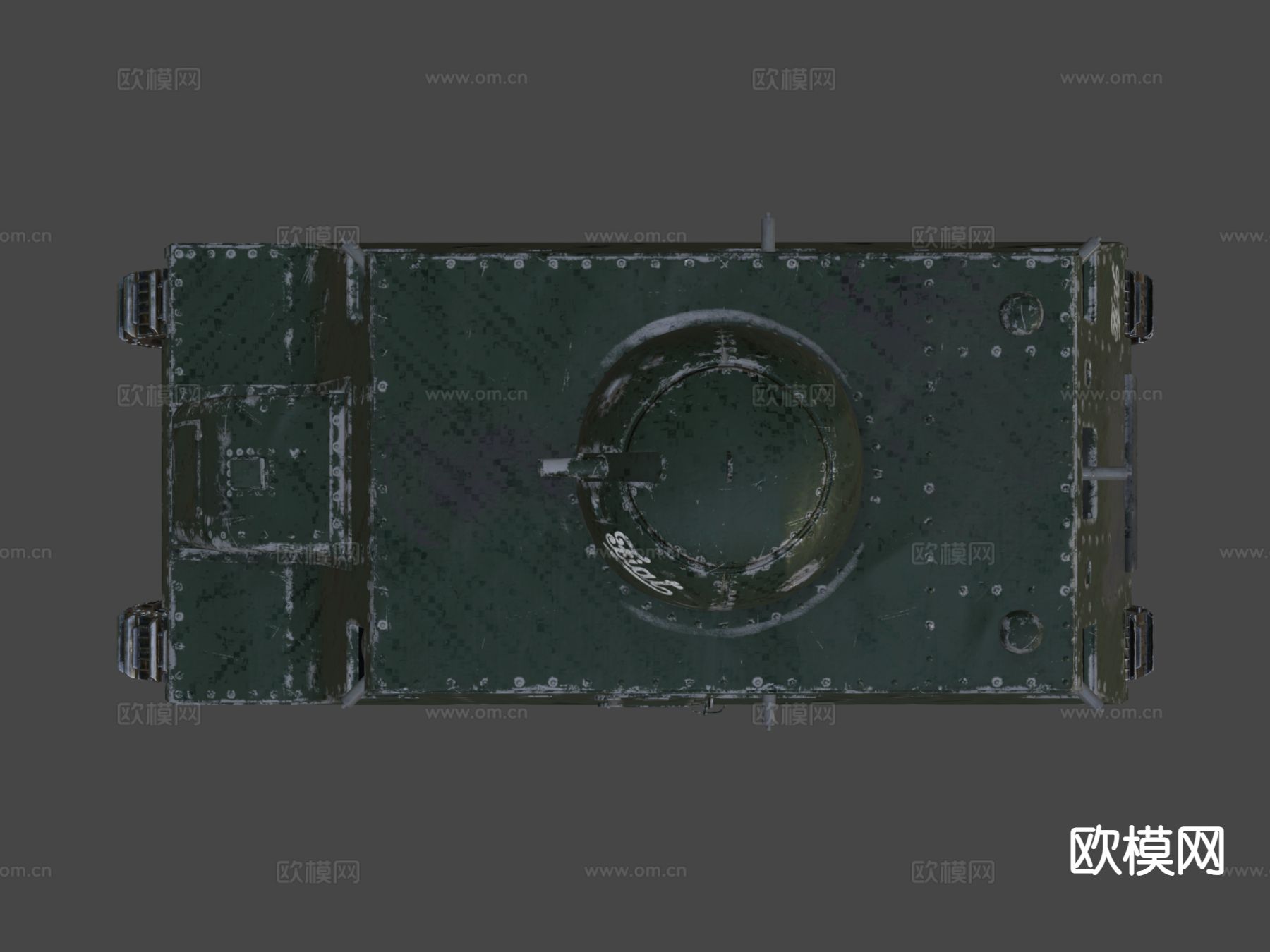 意大利重型坦克3d模型下载（渲染图6）