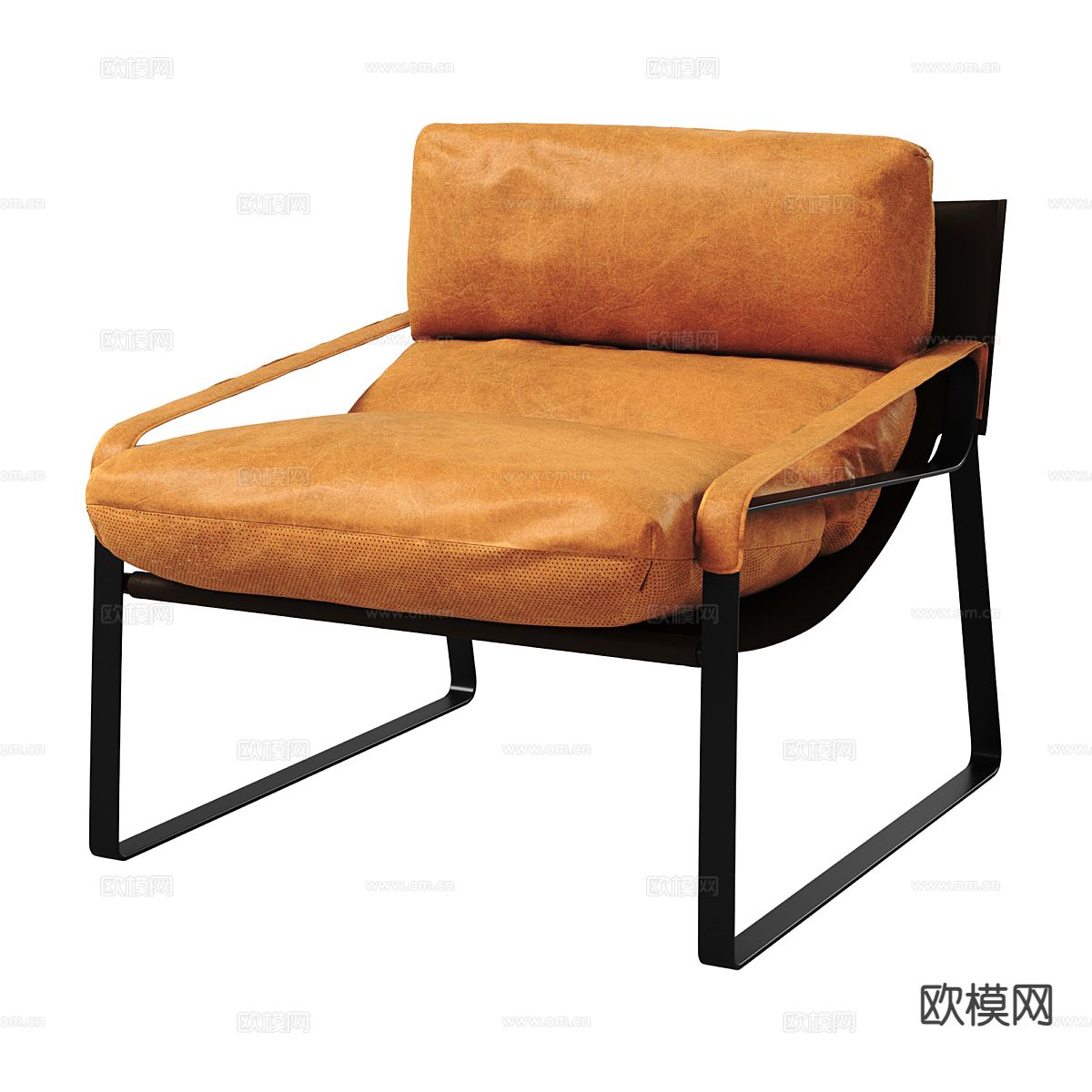 北欧风休闲沙发3d模型下载