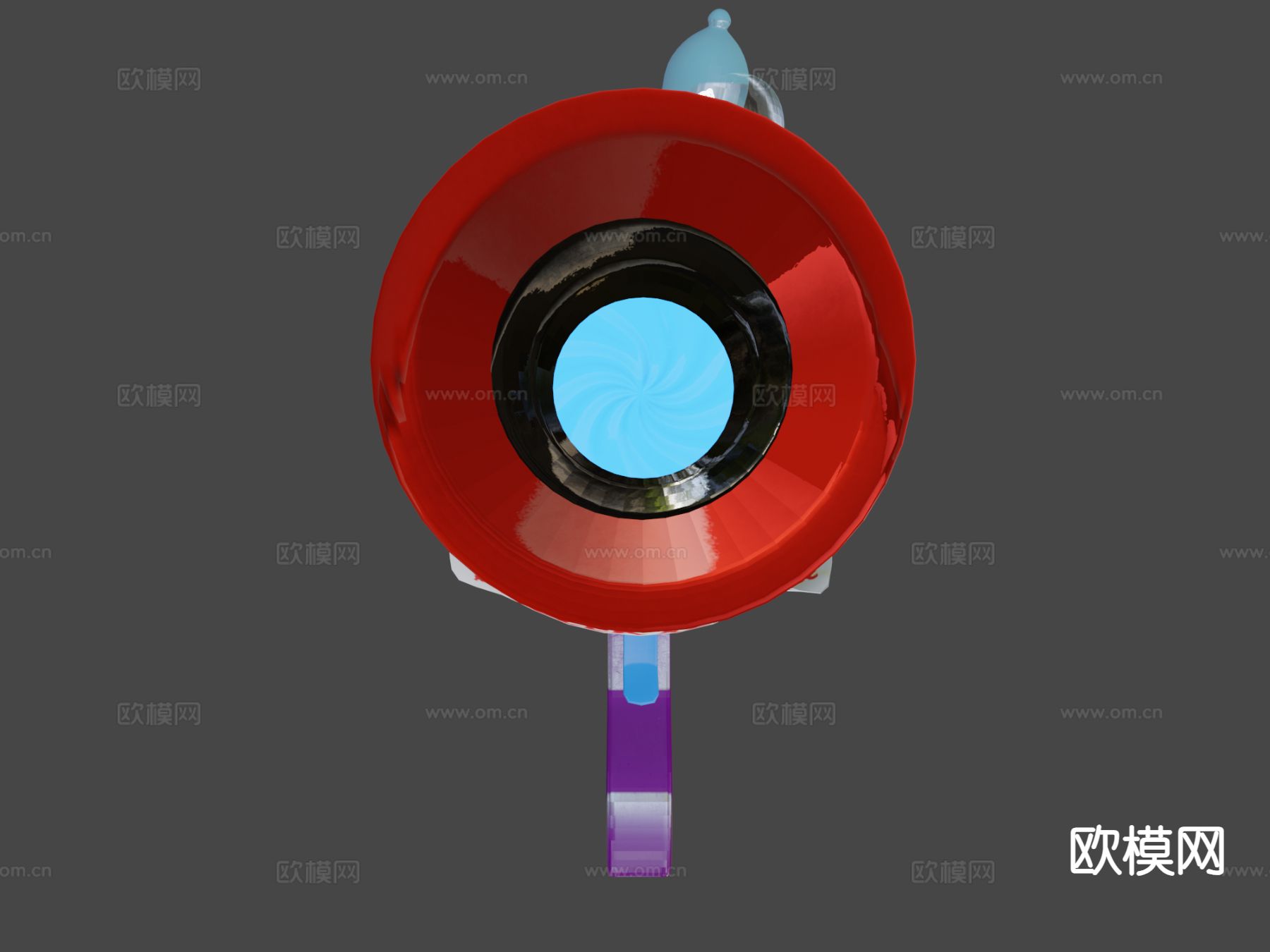 卡通武器 杀手小丑3d模型下载（渲染图6）