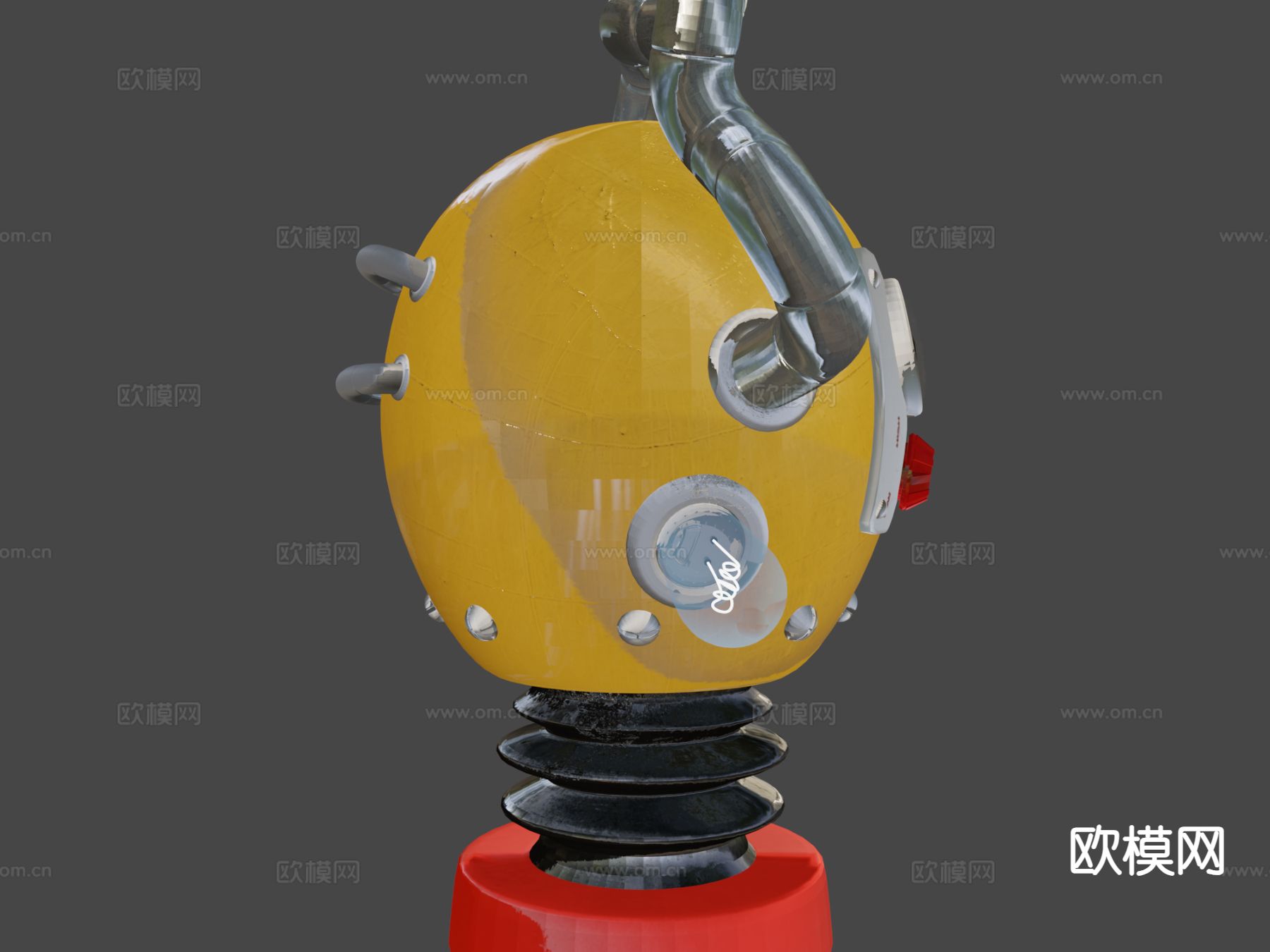 卡通武器 杀手小丑3d模型下载（渲染图8）