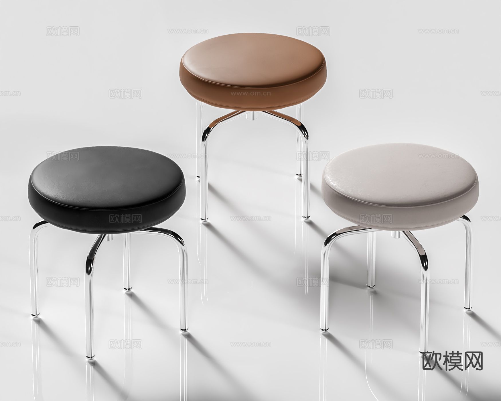 CASSINA 凳子 矮凳3d模型下载