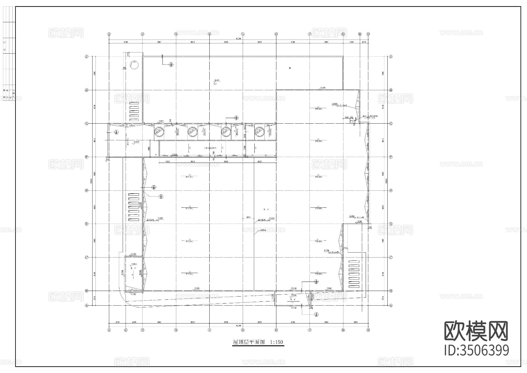 学校食堂施工图下载（渲染图5）