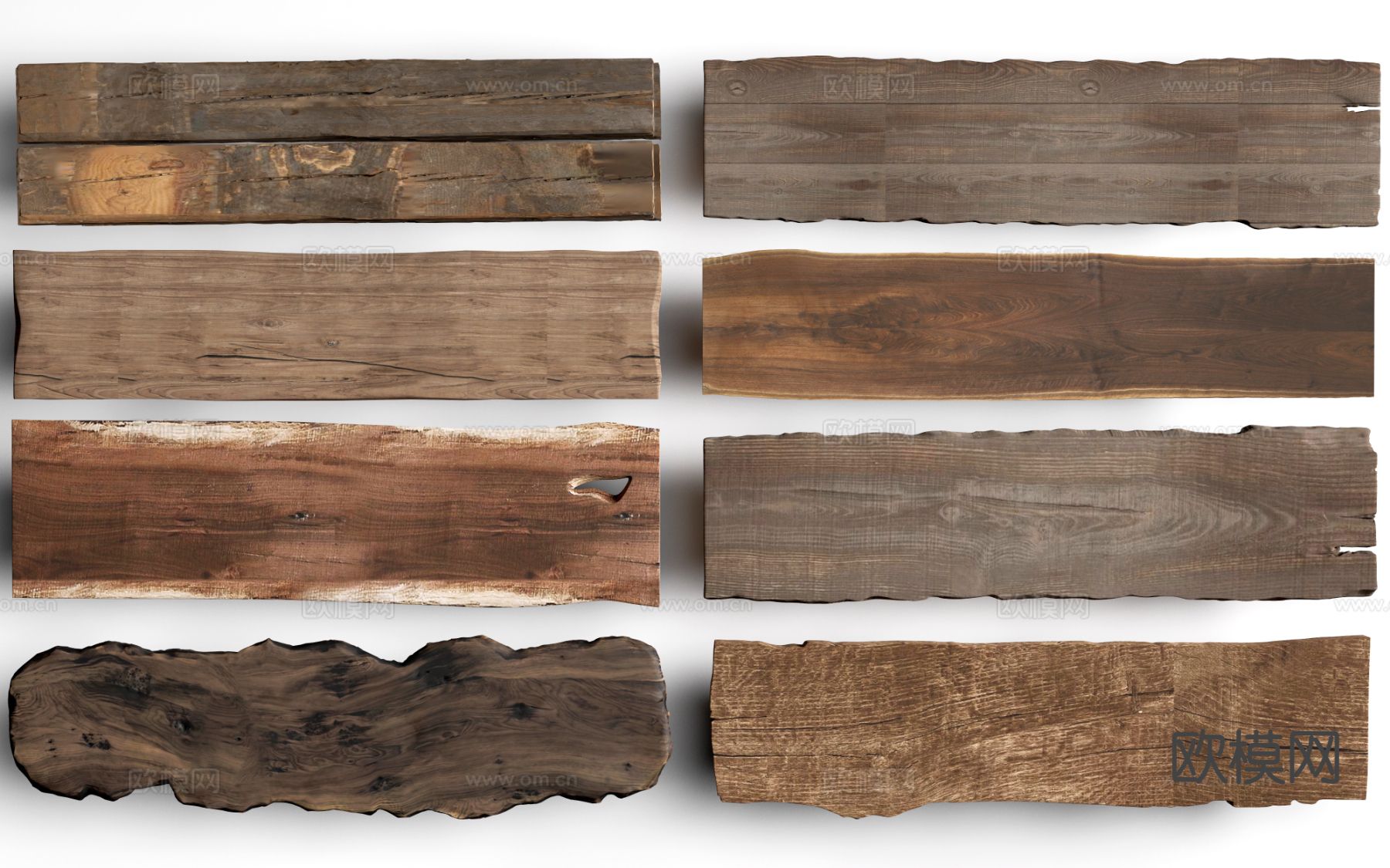 新中式旧木板广告牌 实木牌匾 实木指示牌su模型下载（渲染图2）