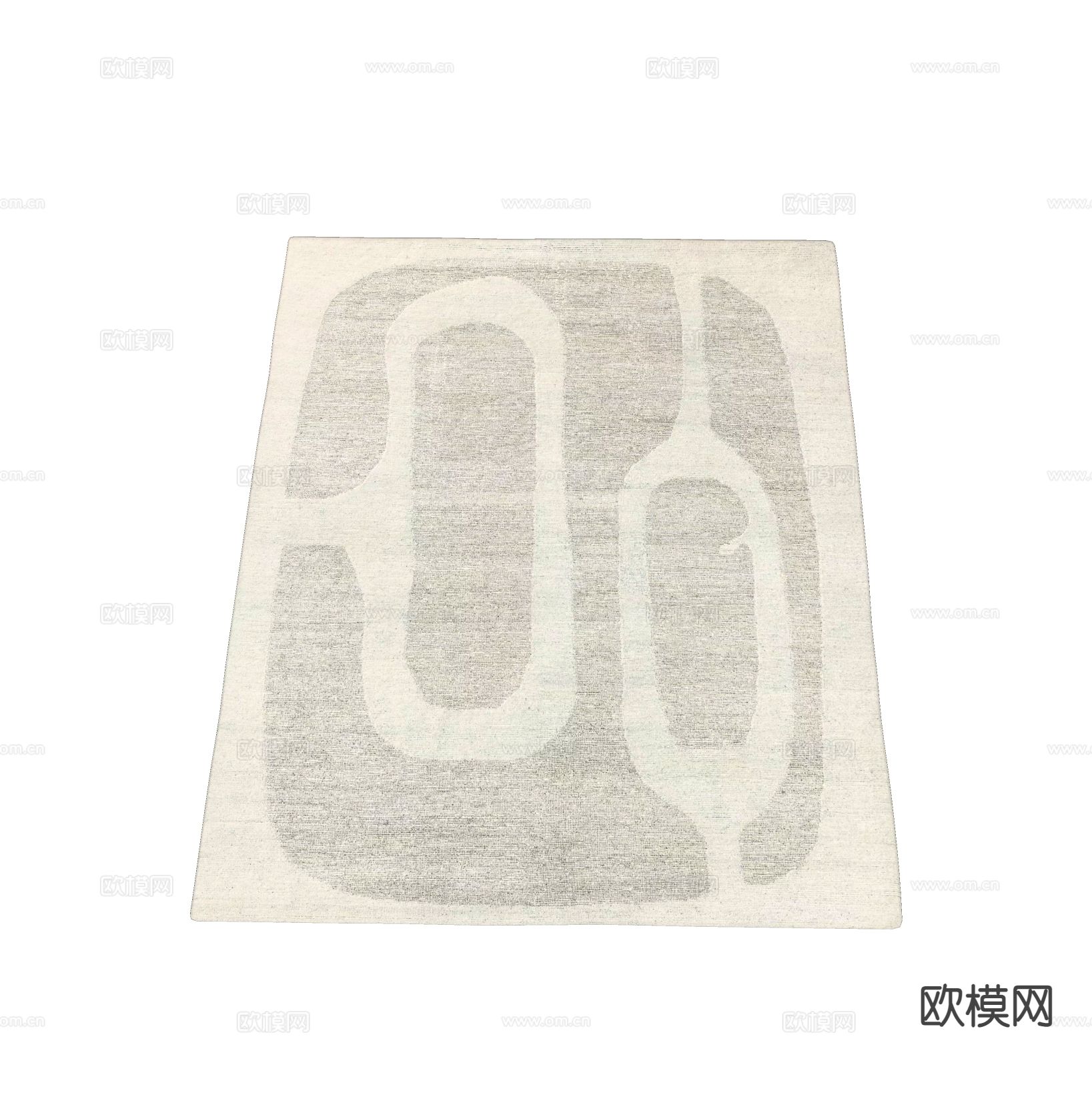 侘寂风地毯 方毯su模型下载（渲染图5）