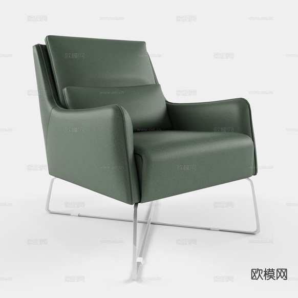 现代休闲椅3d模型下载