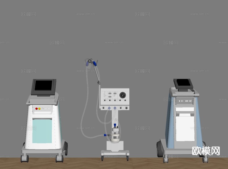 现代医疗器械 医疗设备su模型下载(渲染图1)