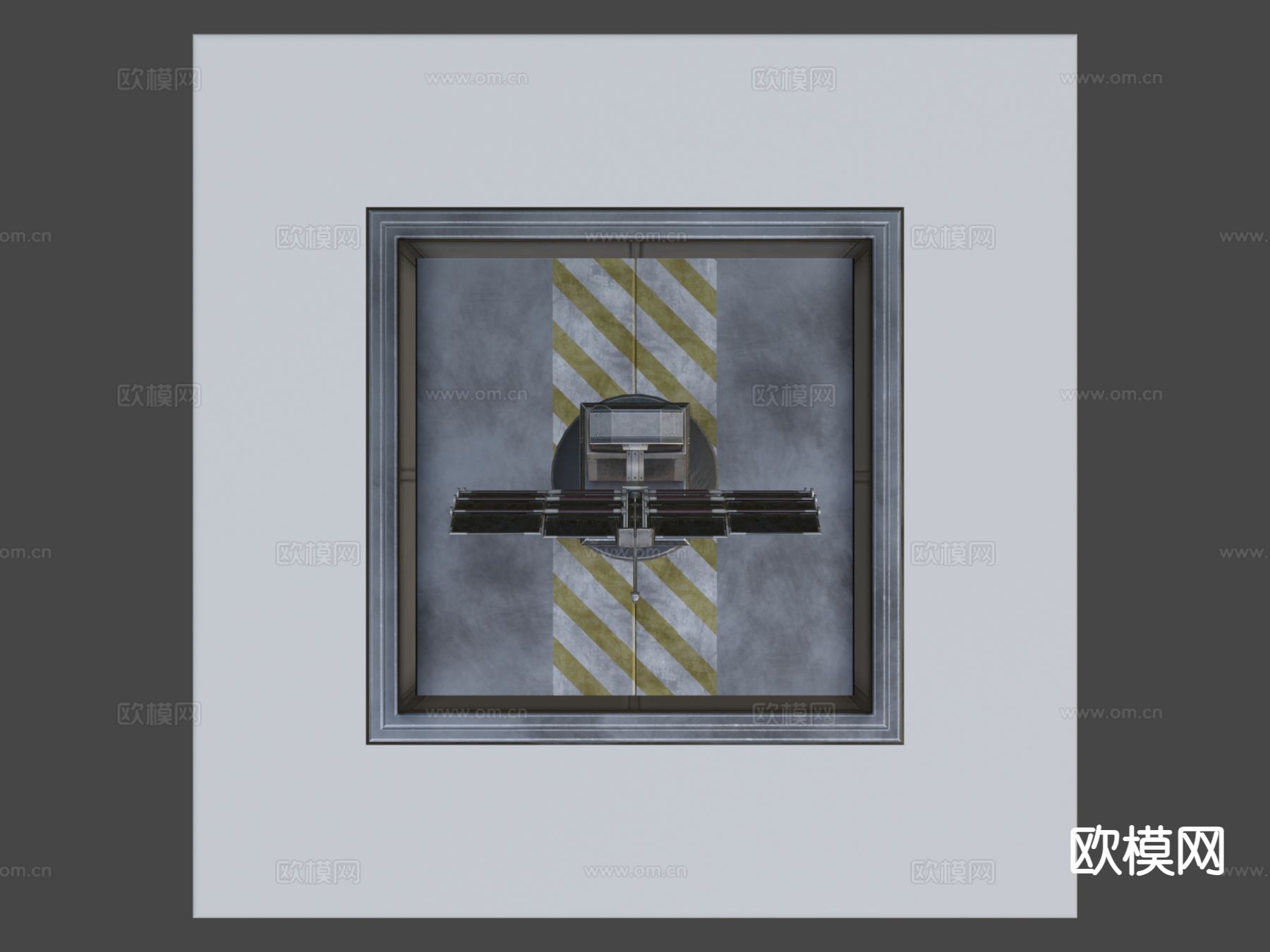 未来雷达塔3d模型下载（渲染图8）