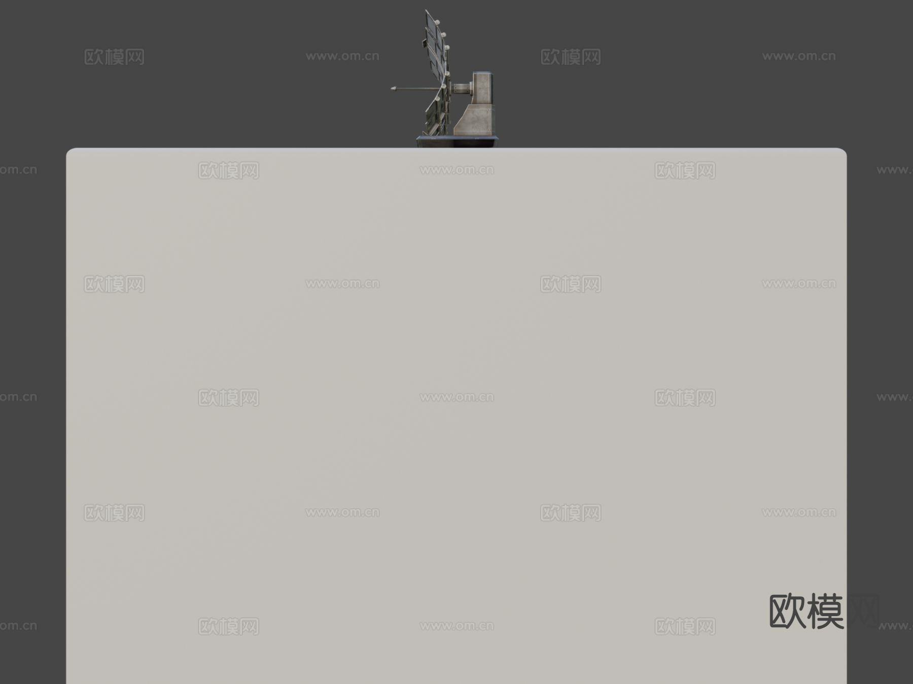 未来雷达塔3d模型下载（渲染图2）