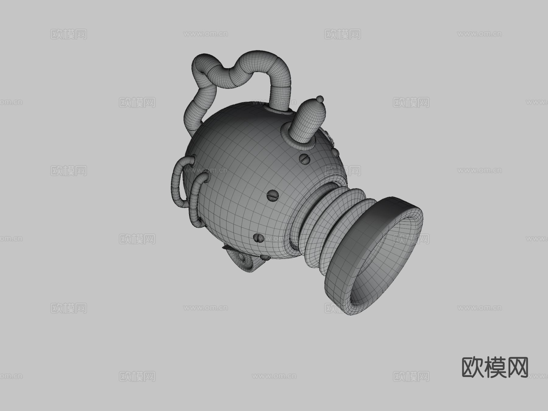 卡通武器 杀手小丑3d模型下载（渲染图2）