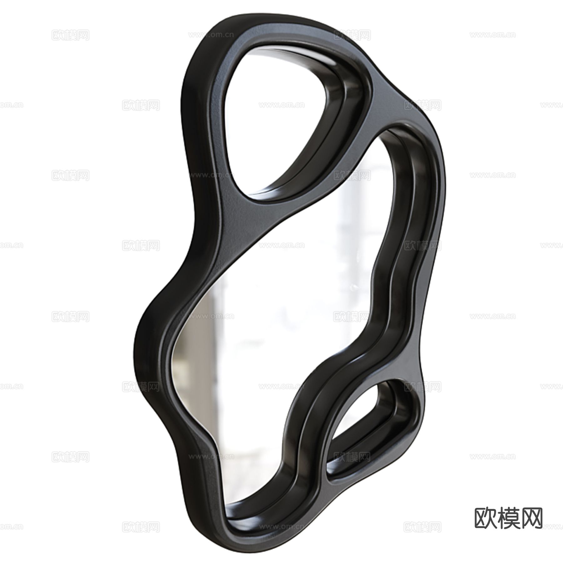 异形装饰镜 镜子su模型下载（渲染图3）