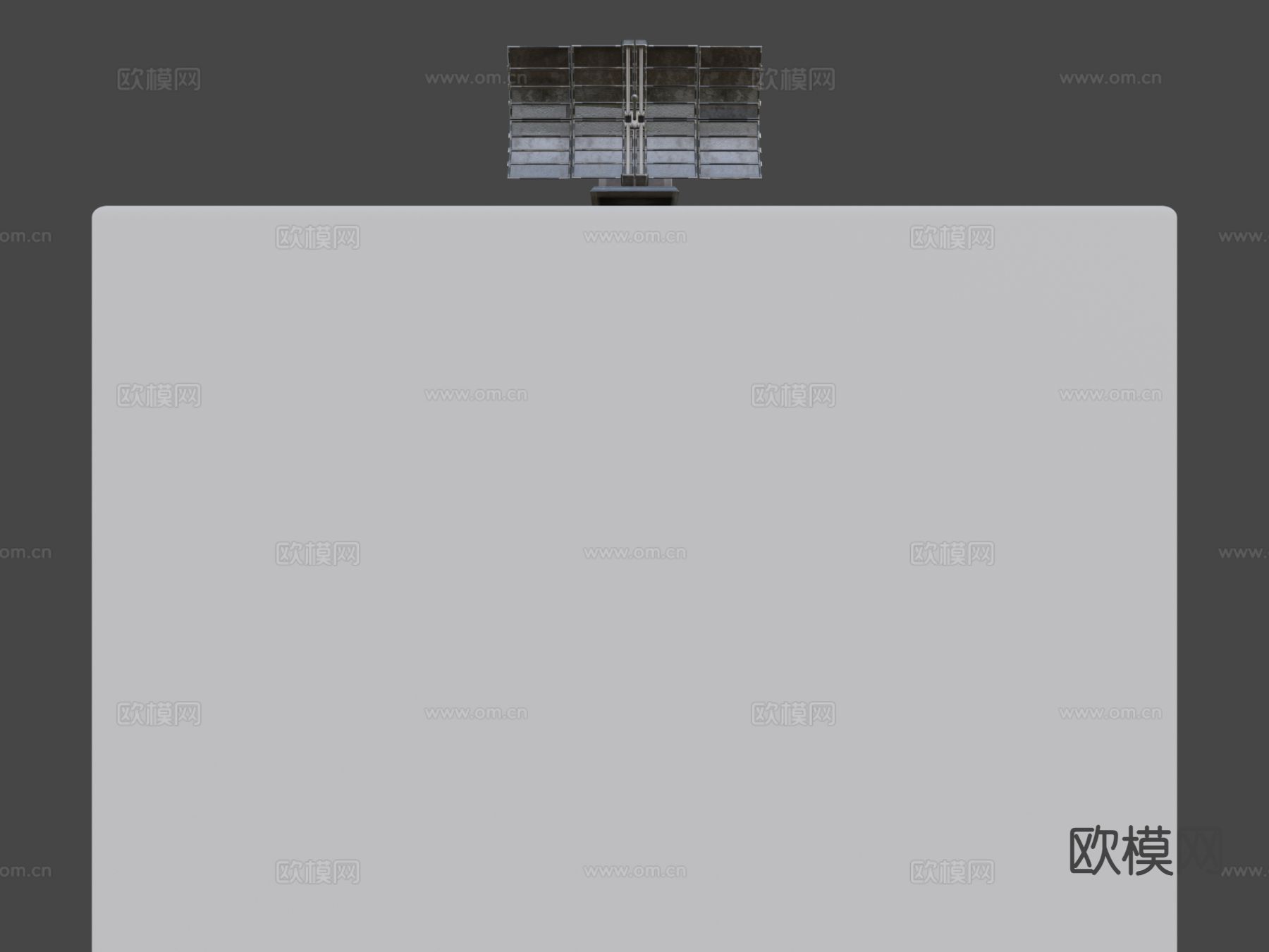 未来雷达塔3d模型下载（渲染图3）