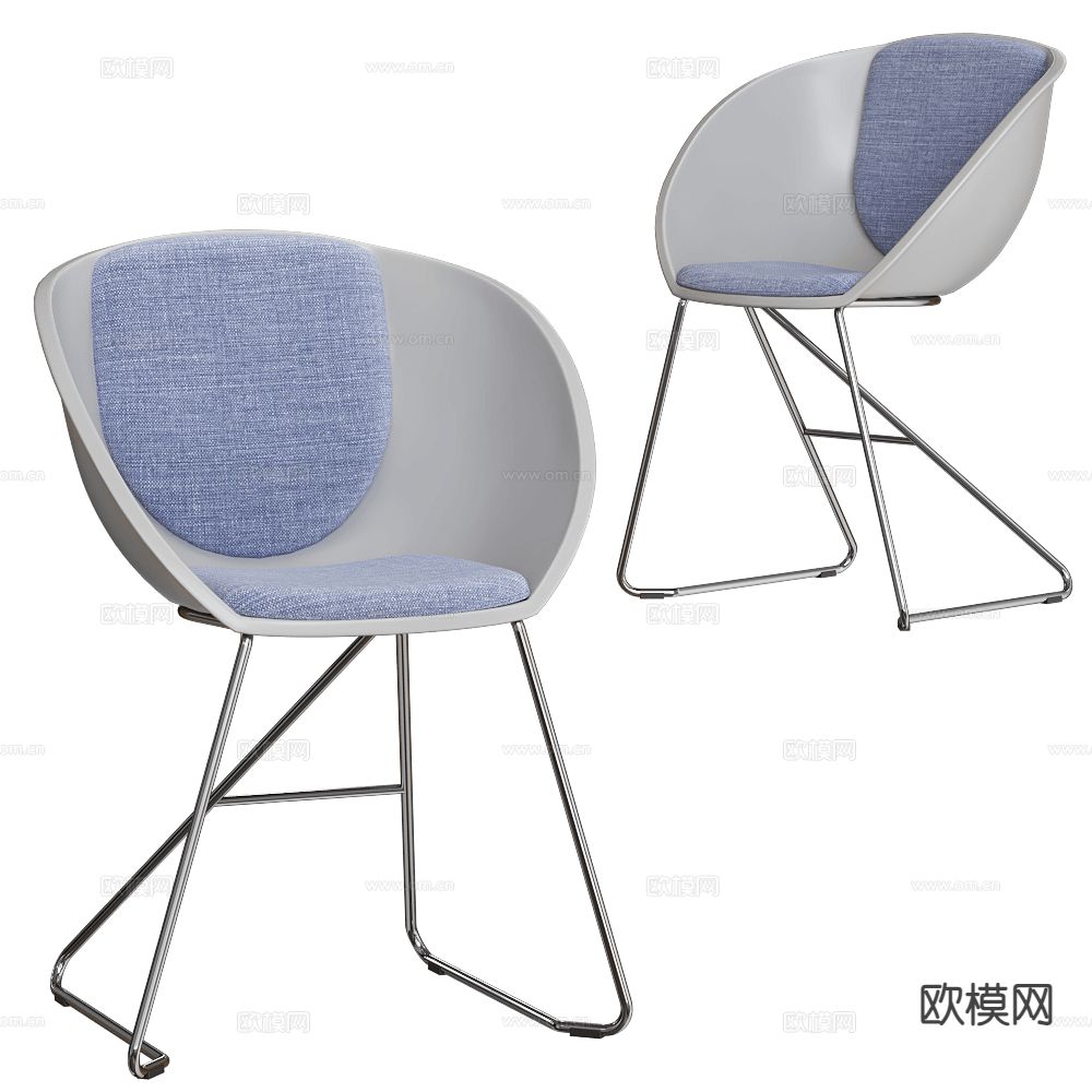 Fora Form 餐椅 单椅3d模型下载